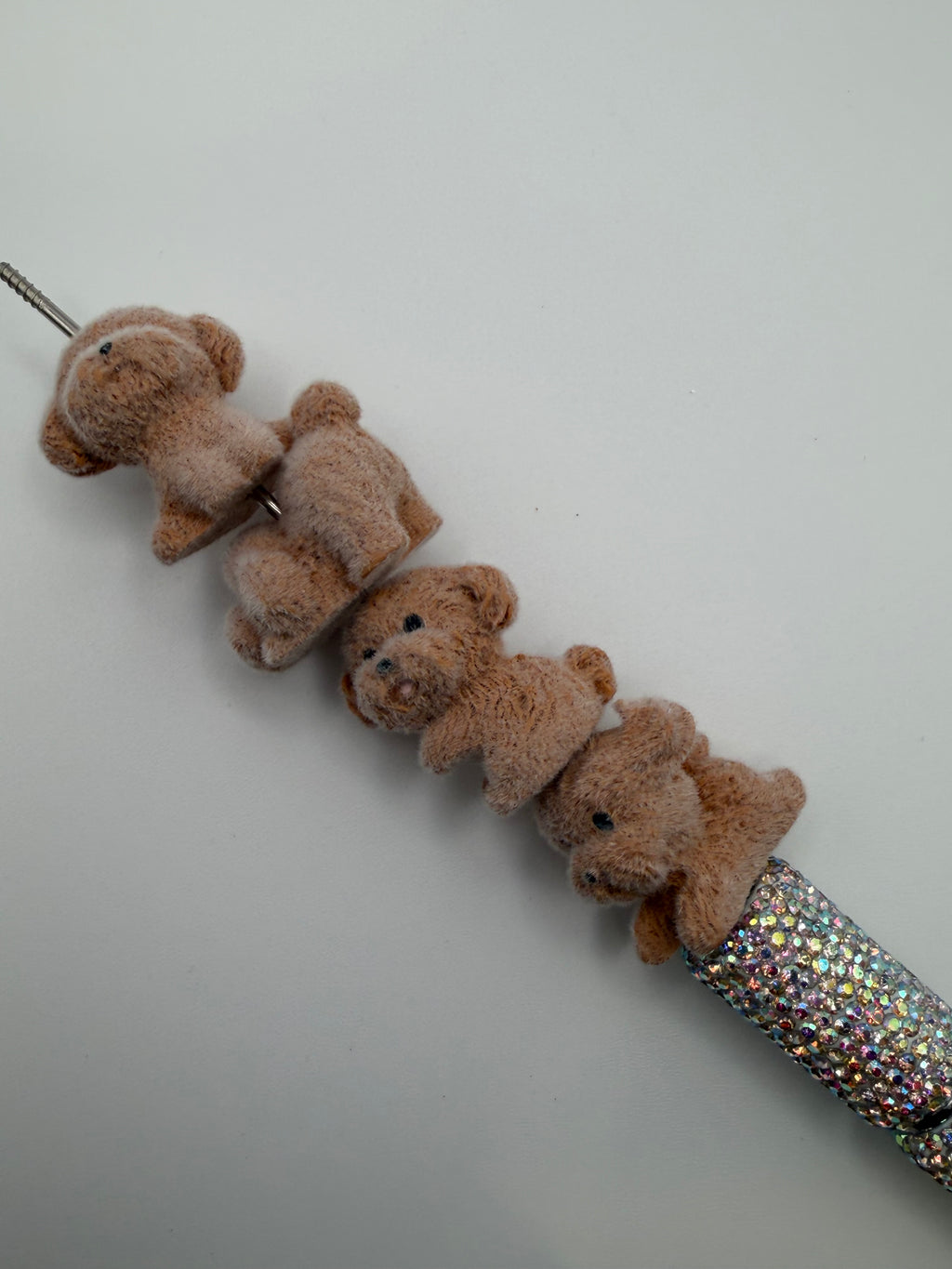 Flocked Puppy Beads