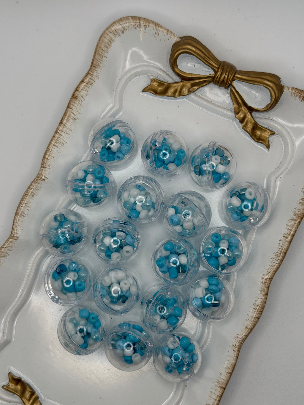 Blue Shaker Beads