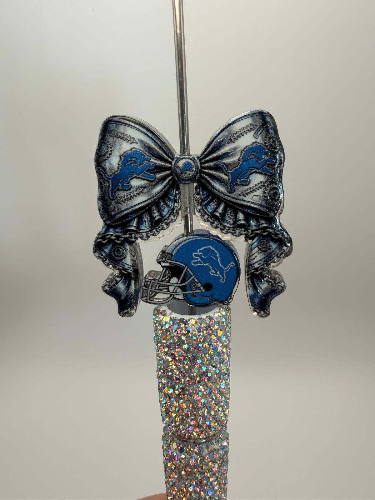 Acrylic Football Bow and Focal Set