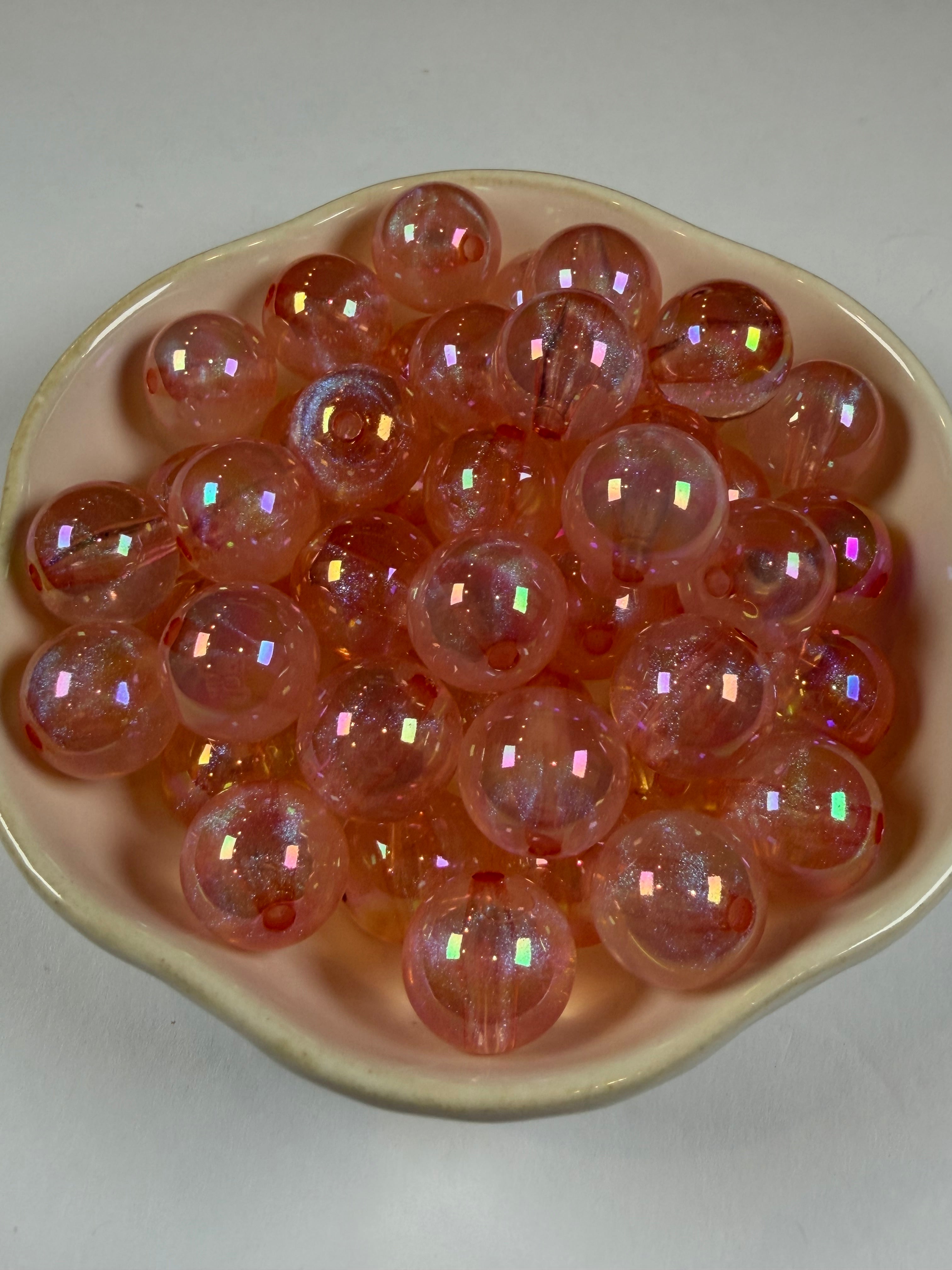 Clear Jelly 16mm Beads