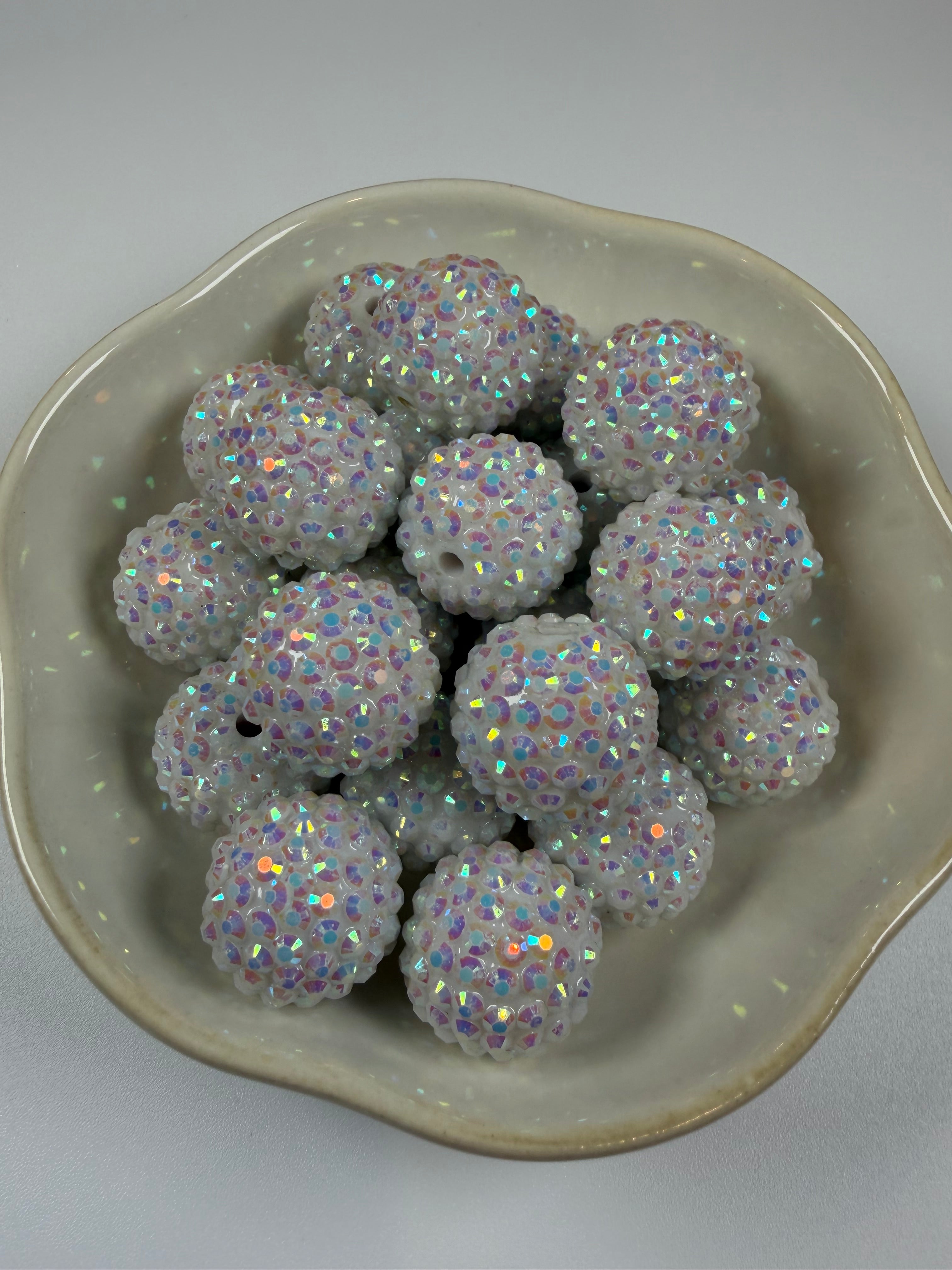 Rhinestone 20mm Beads