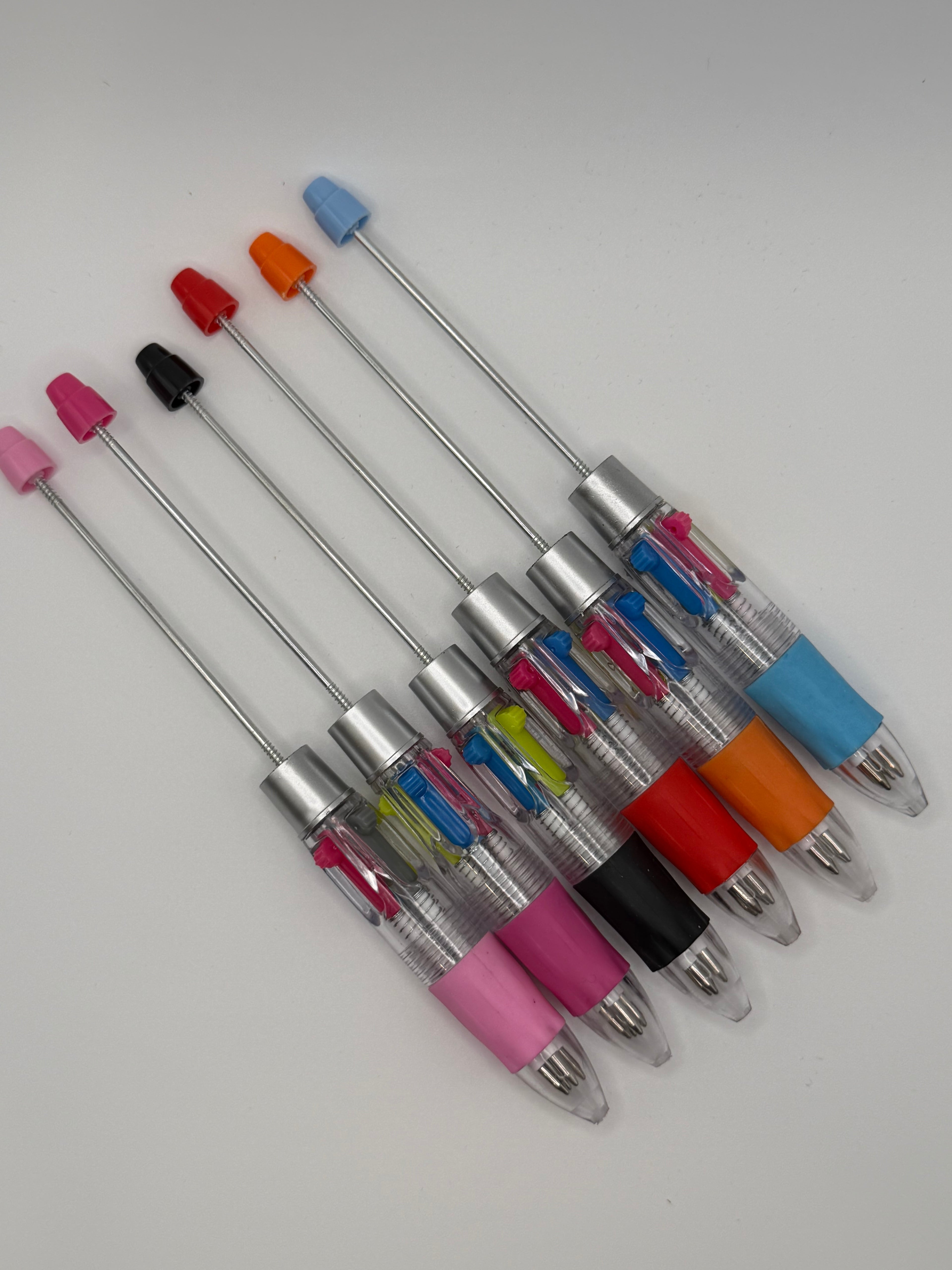 Multicolor Ink Beadable Pen Blank