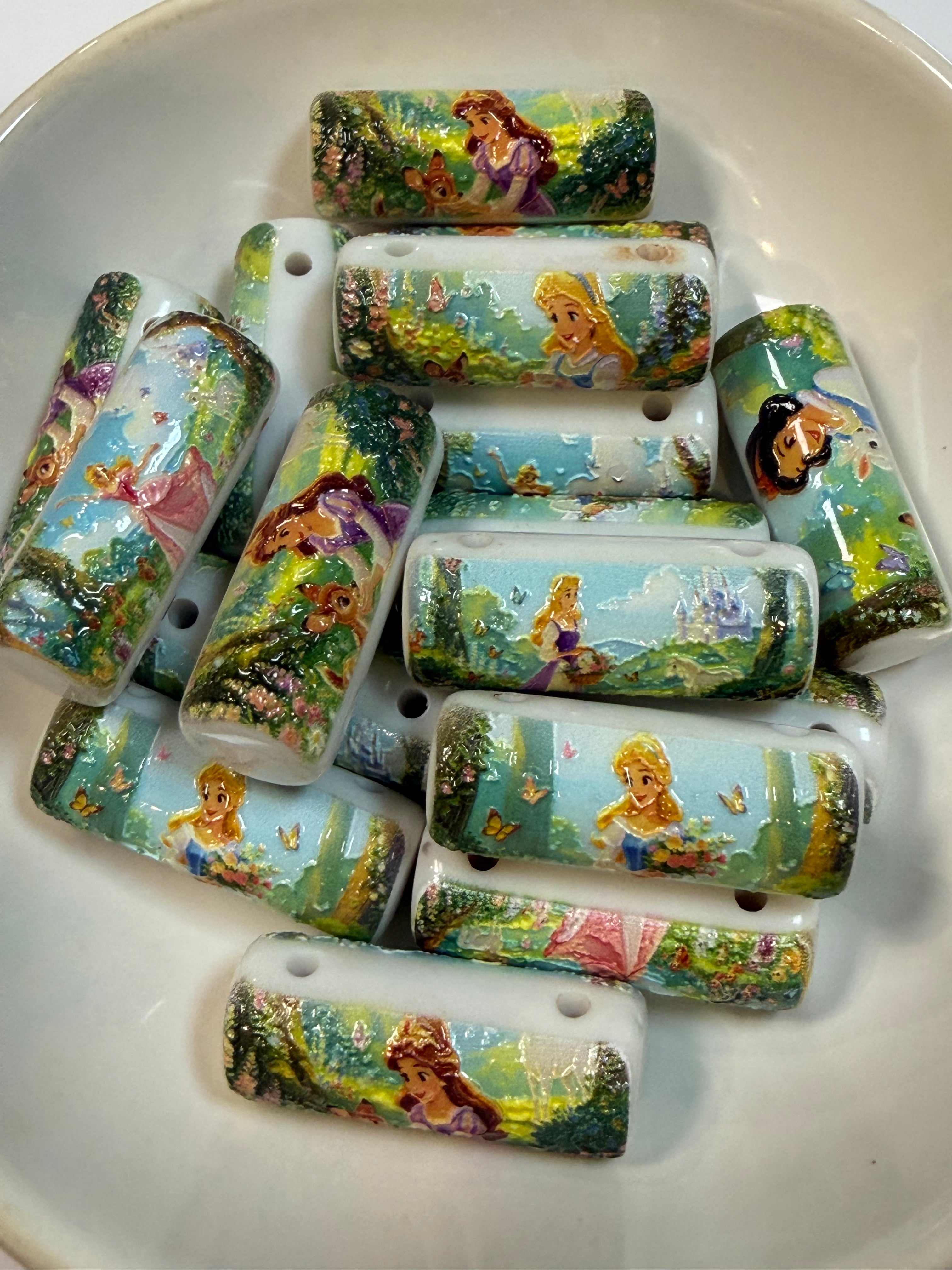 Princess Two Hole Beads