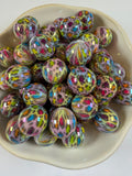 Rainbow Leopard Beads