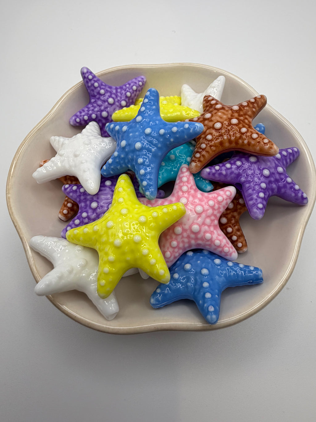 Yellow Starfish Beads