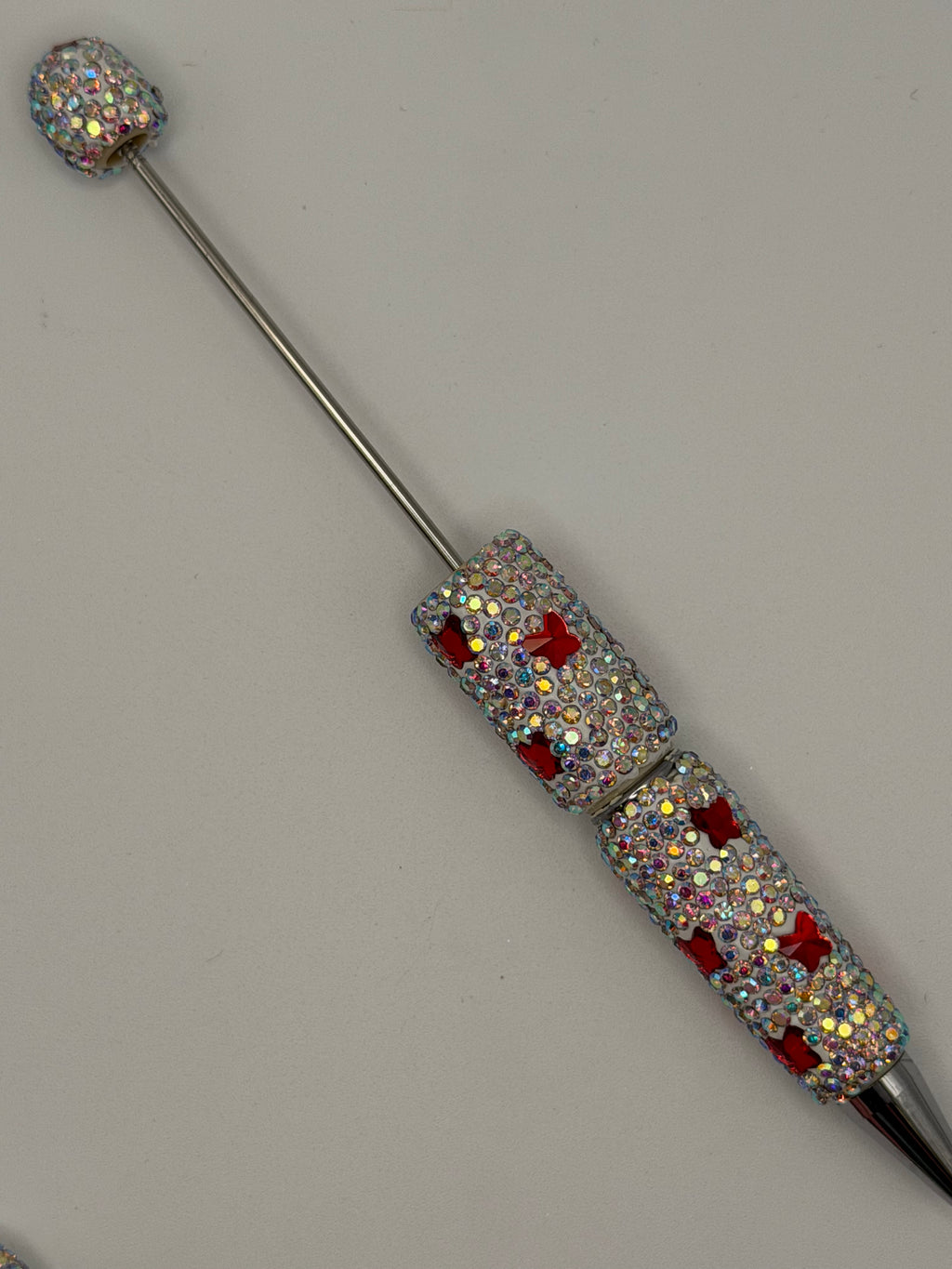 Beadable Butterfly Rhinestone Pen Blank