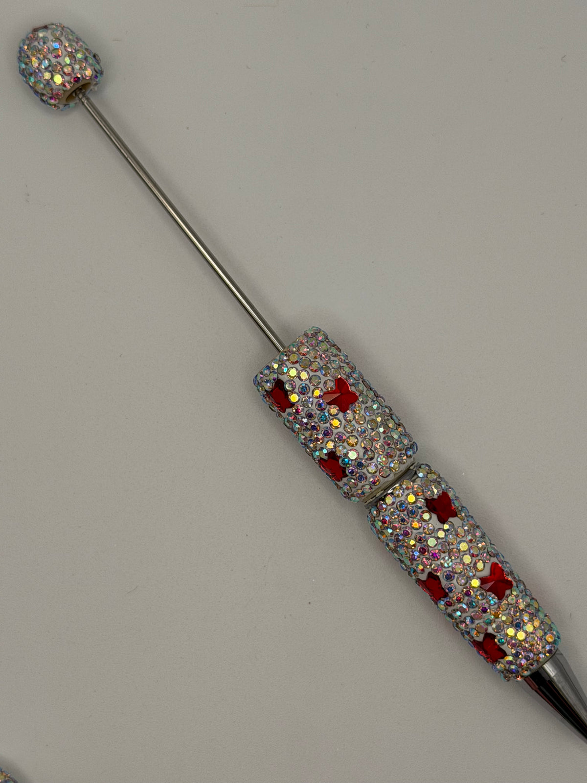 Beadable Butterfly Rhinestone Pen Blank