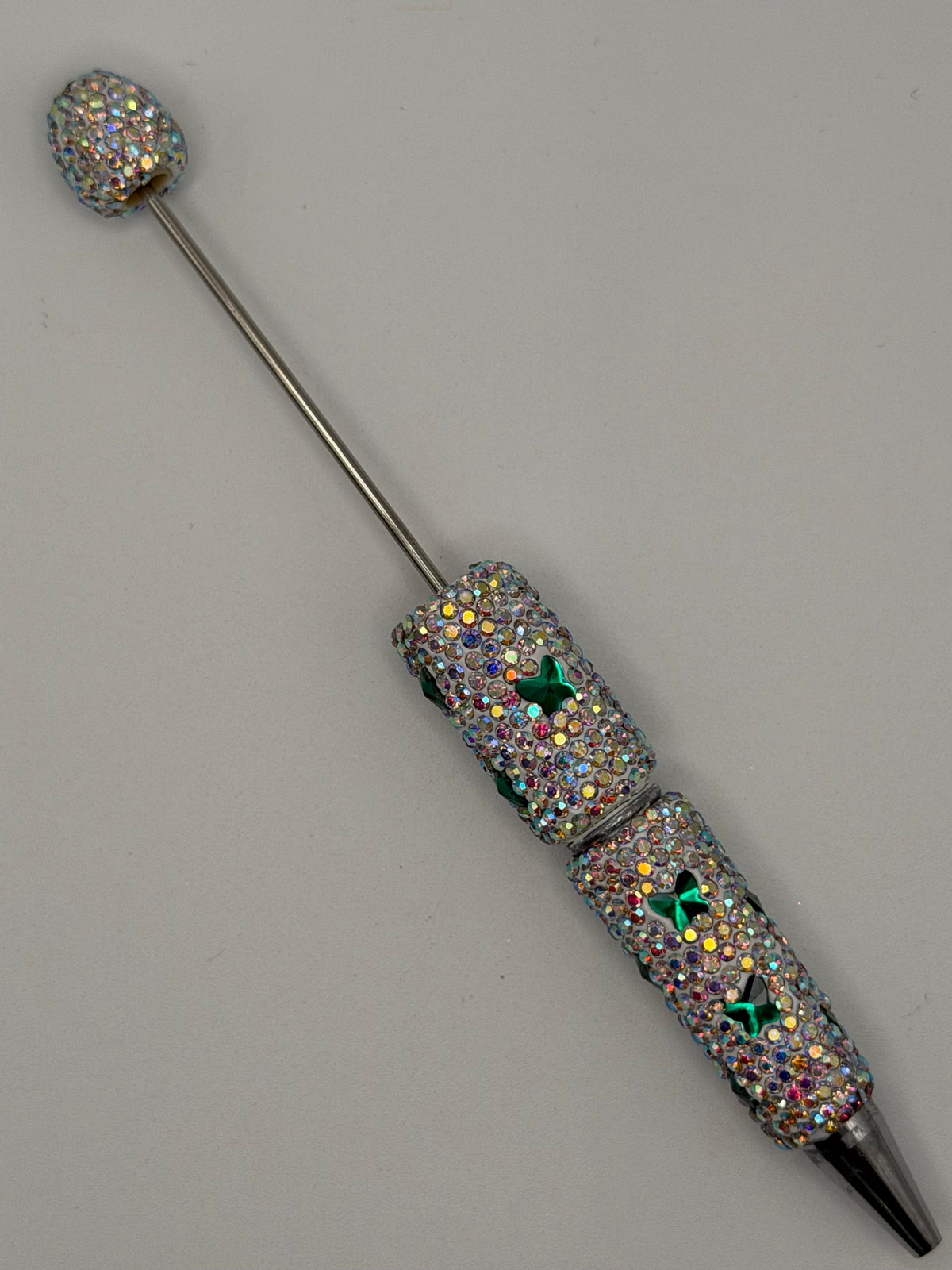 Beadable Butterfly Rhinestone Pen Blank