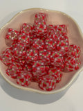 Strawberry Cube Beads