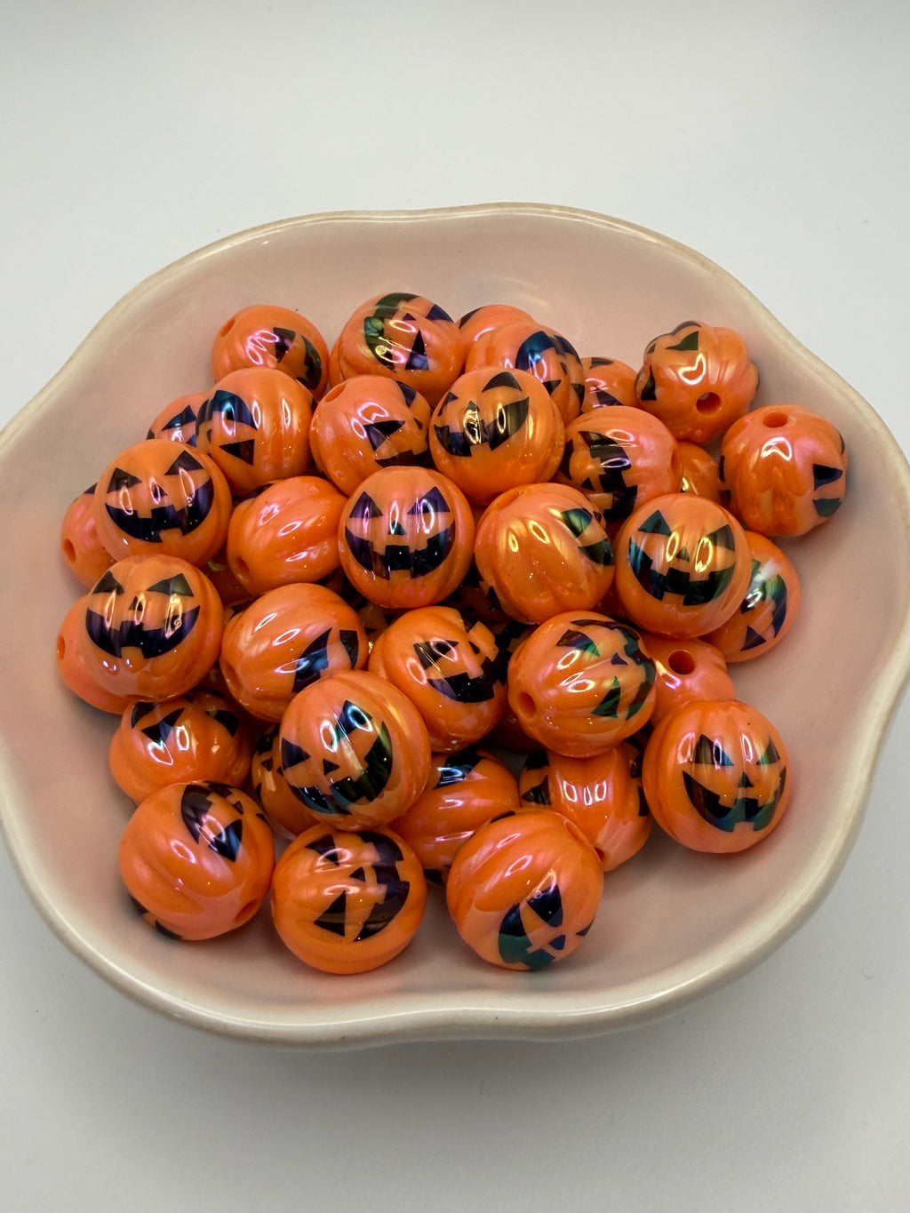 Jack-O-Lantern Beads