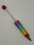 Rainbow Rhinestone Pen Blanks