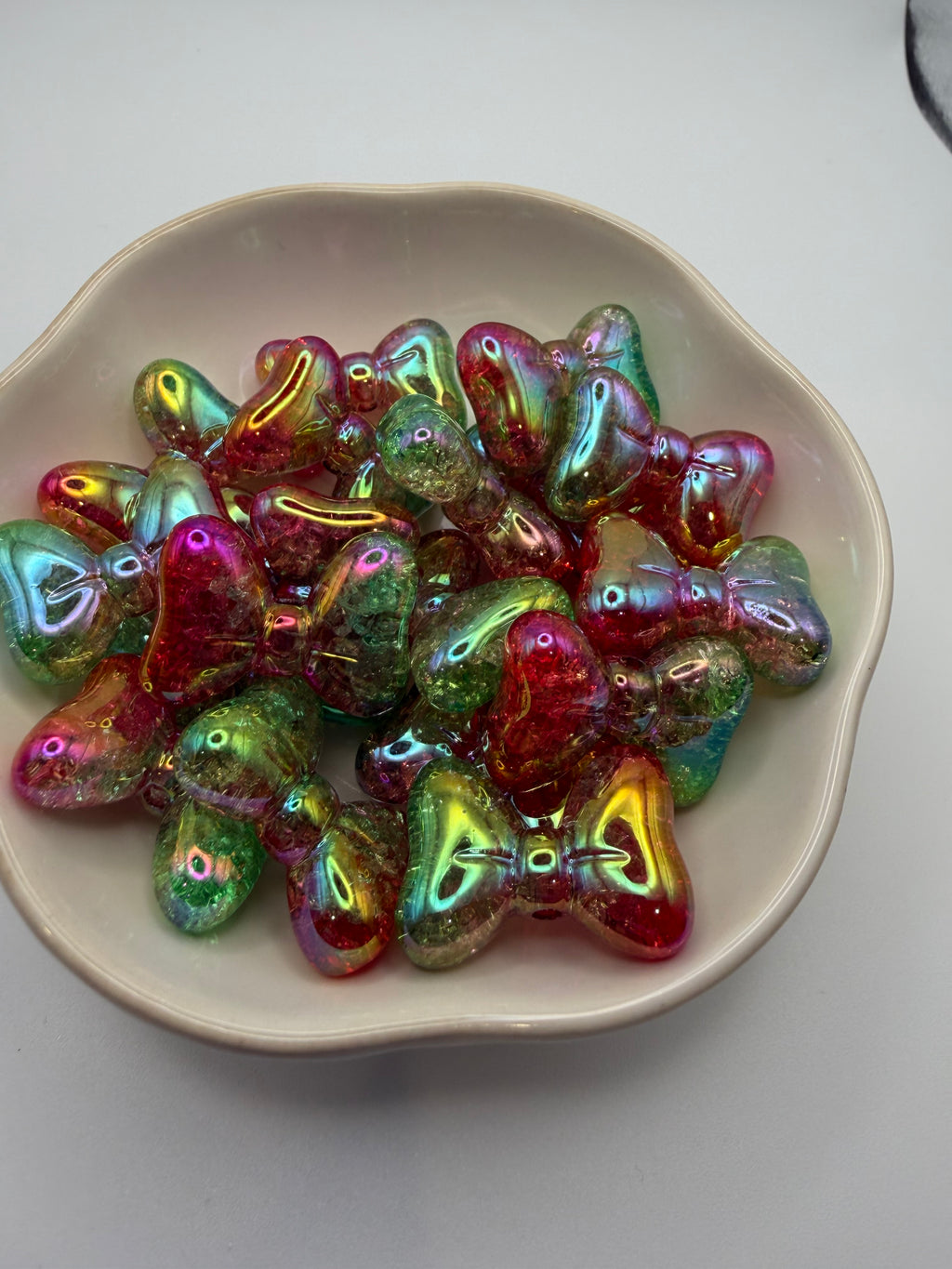 Christmas Bow Beads