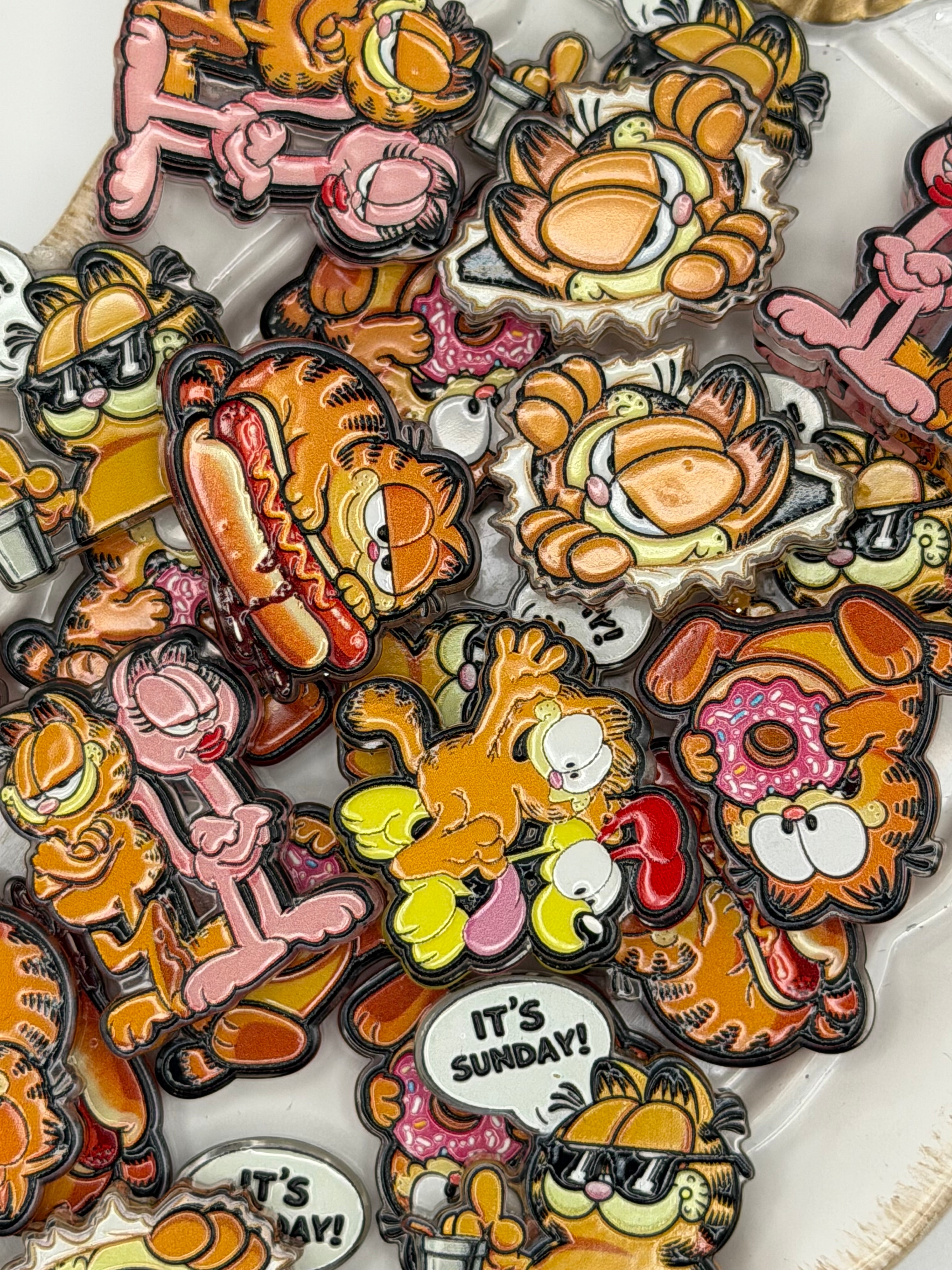 Orange Cat Acrylic Mix