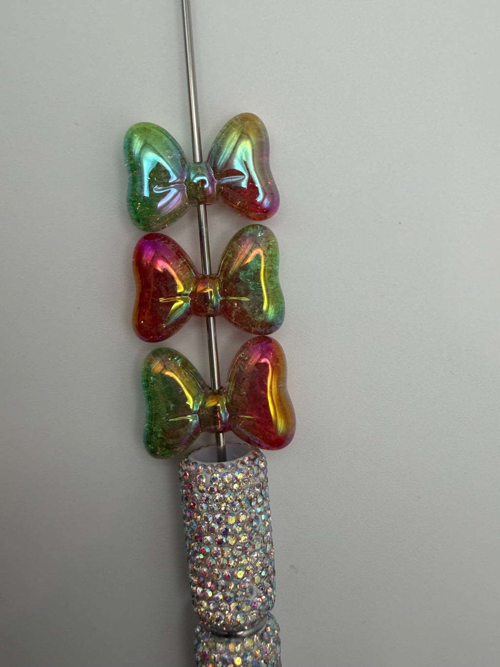 Christmas Bow Beads
