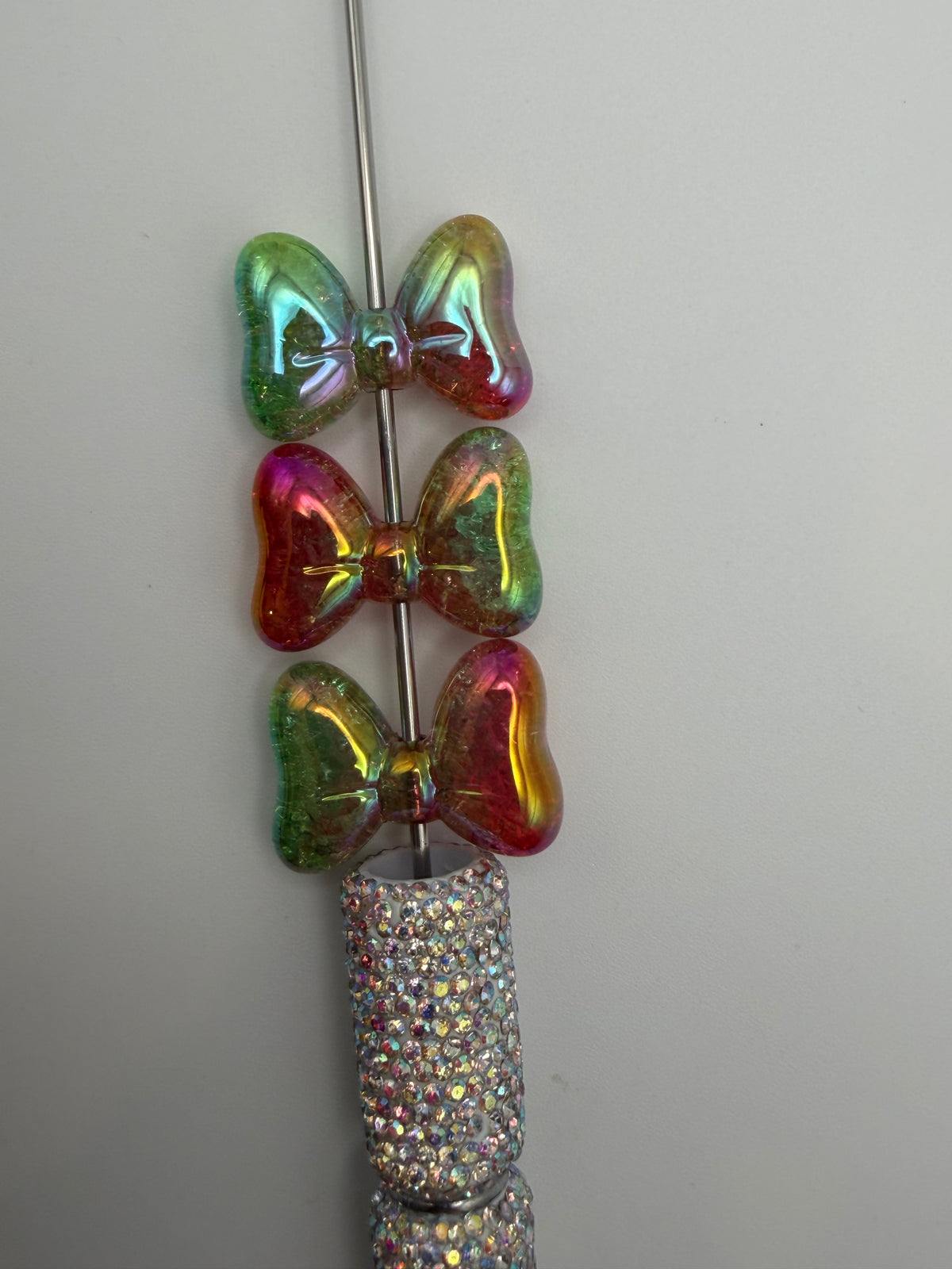 Christmas Bow Beads