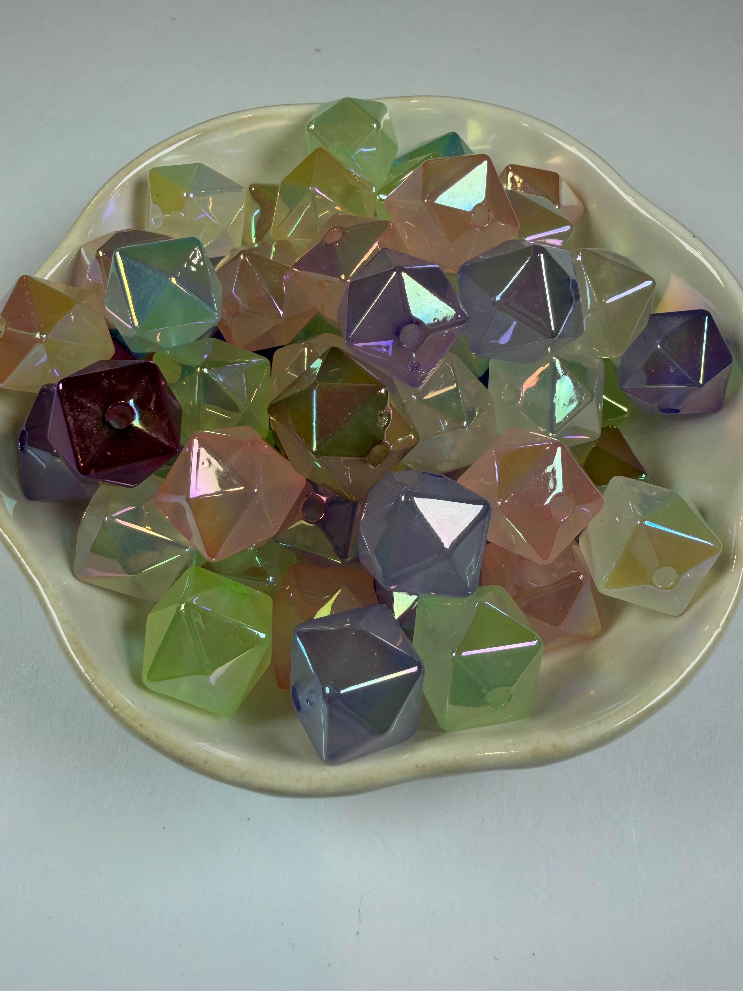 Hexagon Spacer Beads