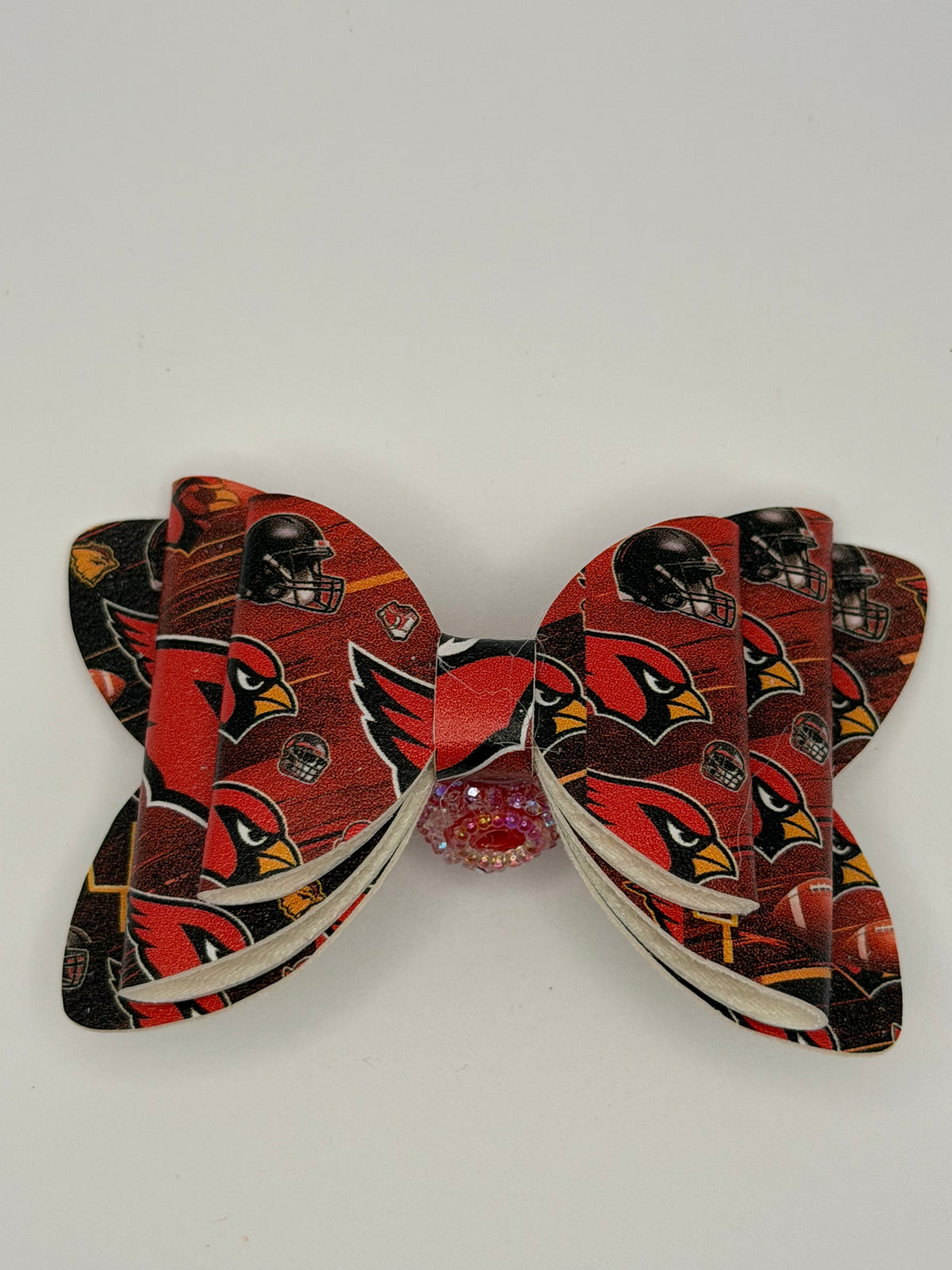 Football Bow Beads