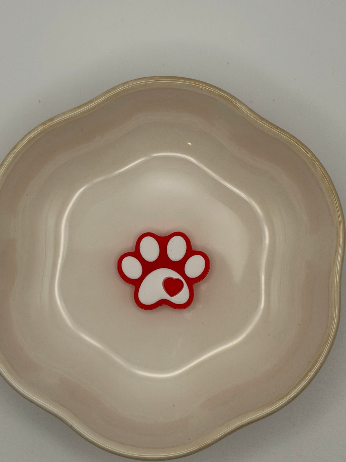 Paw Print 2D Silicone Focal