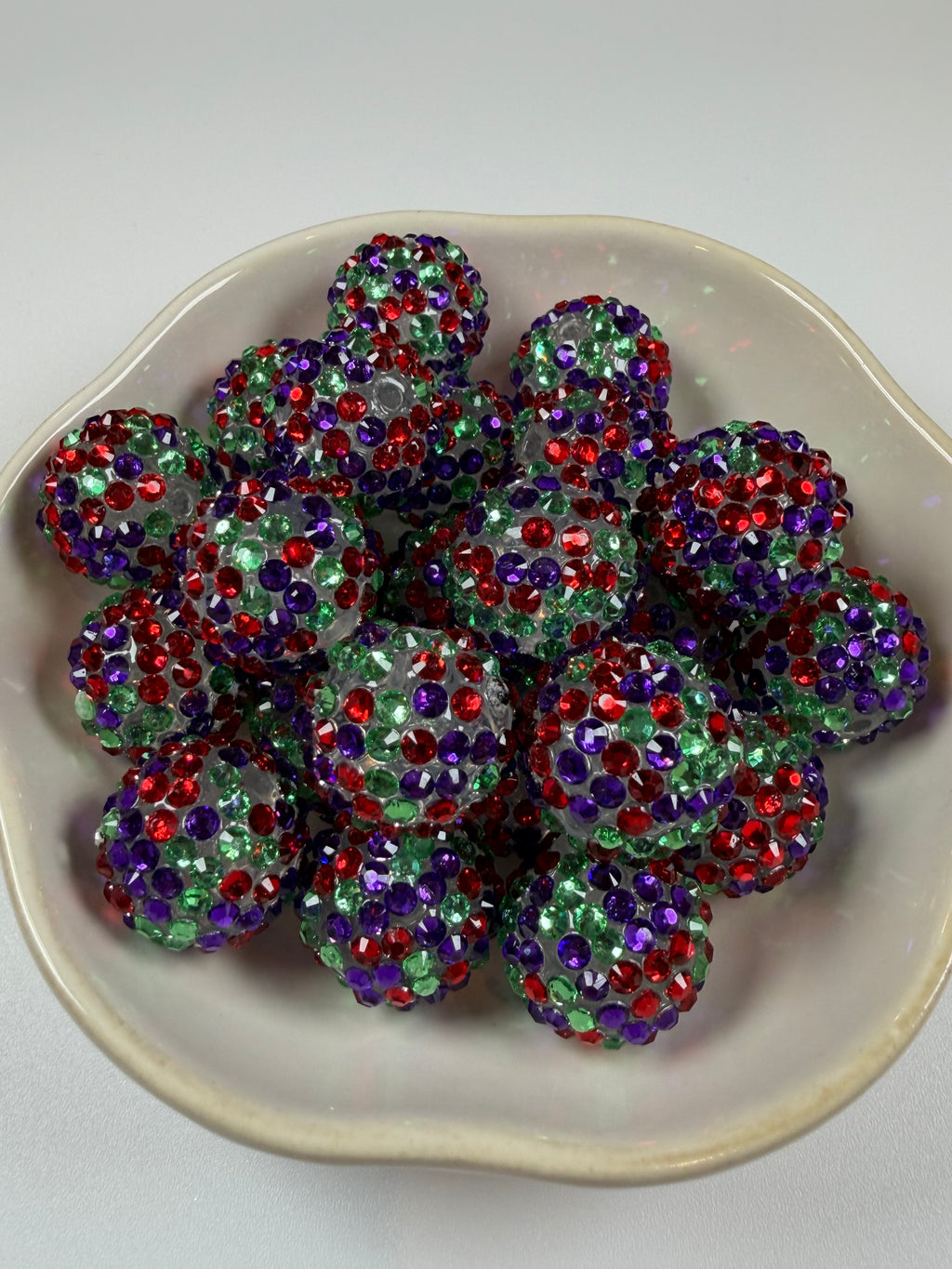 Rhinestone Scatter 20mm Beads