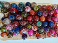Tortoise Crackle 16mm Beads