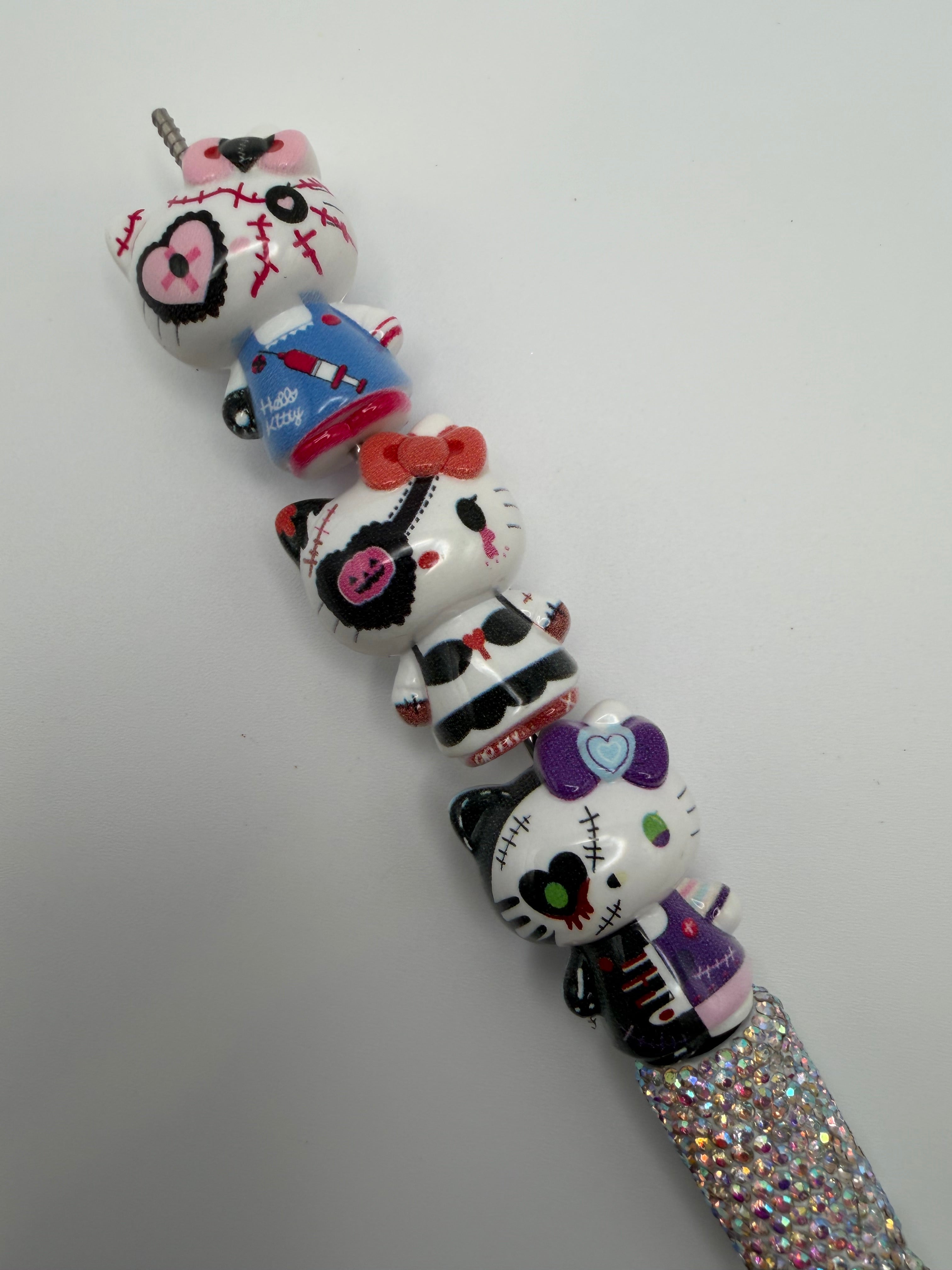 Halloween Kitty Beads