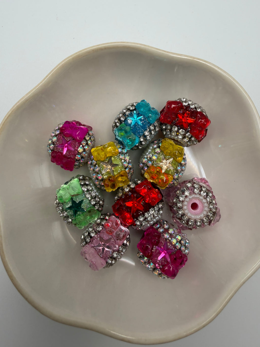 Gummy Bear Fancy Beads