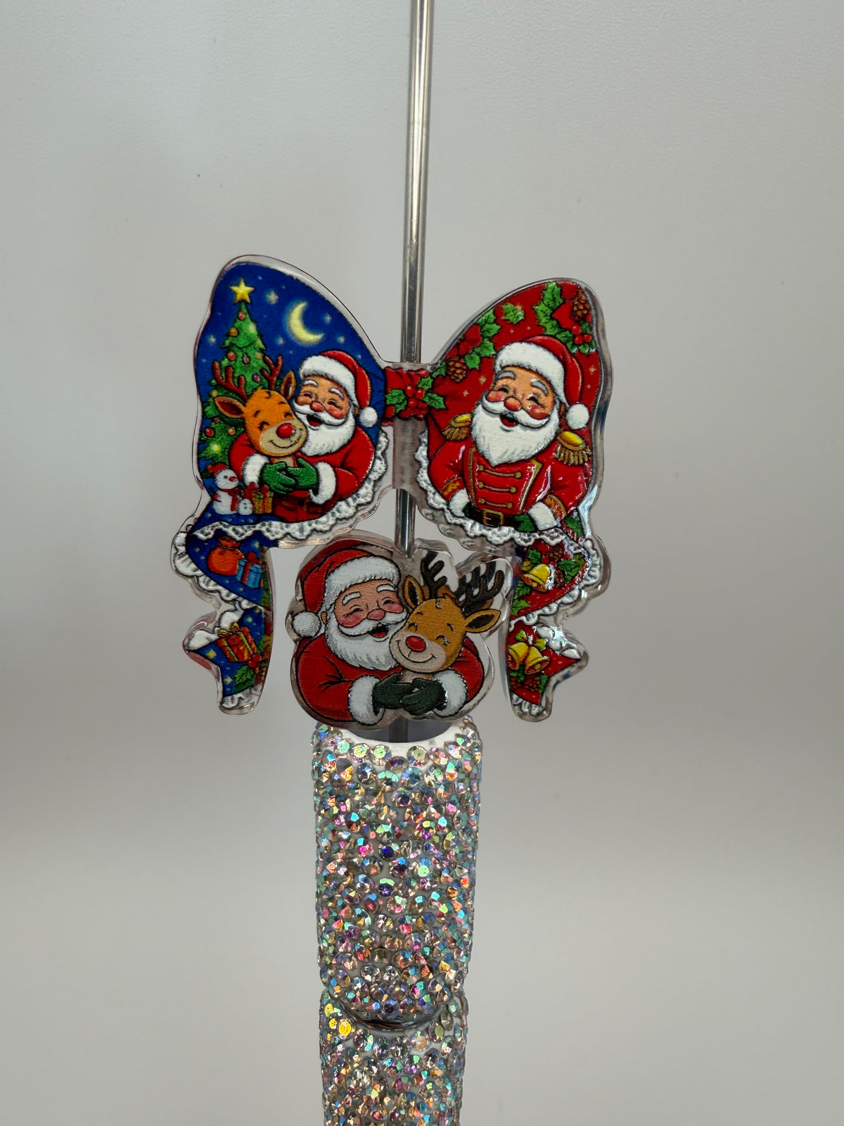Christmas Acrylic Bow and Focal Set