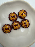 Washington Football Beads