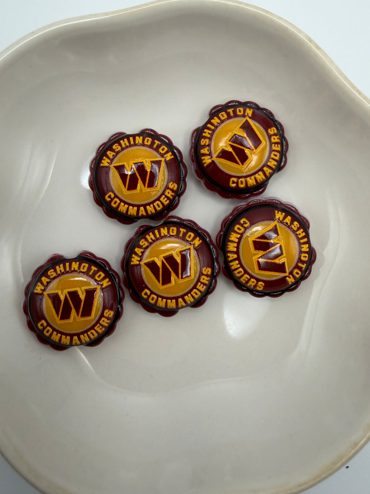 Washington Football Beads