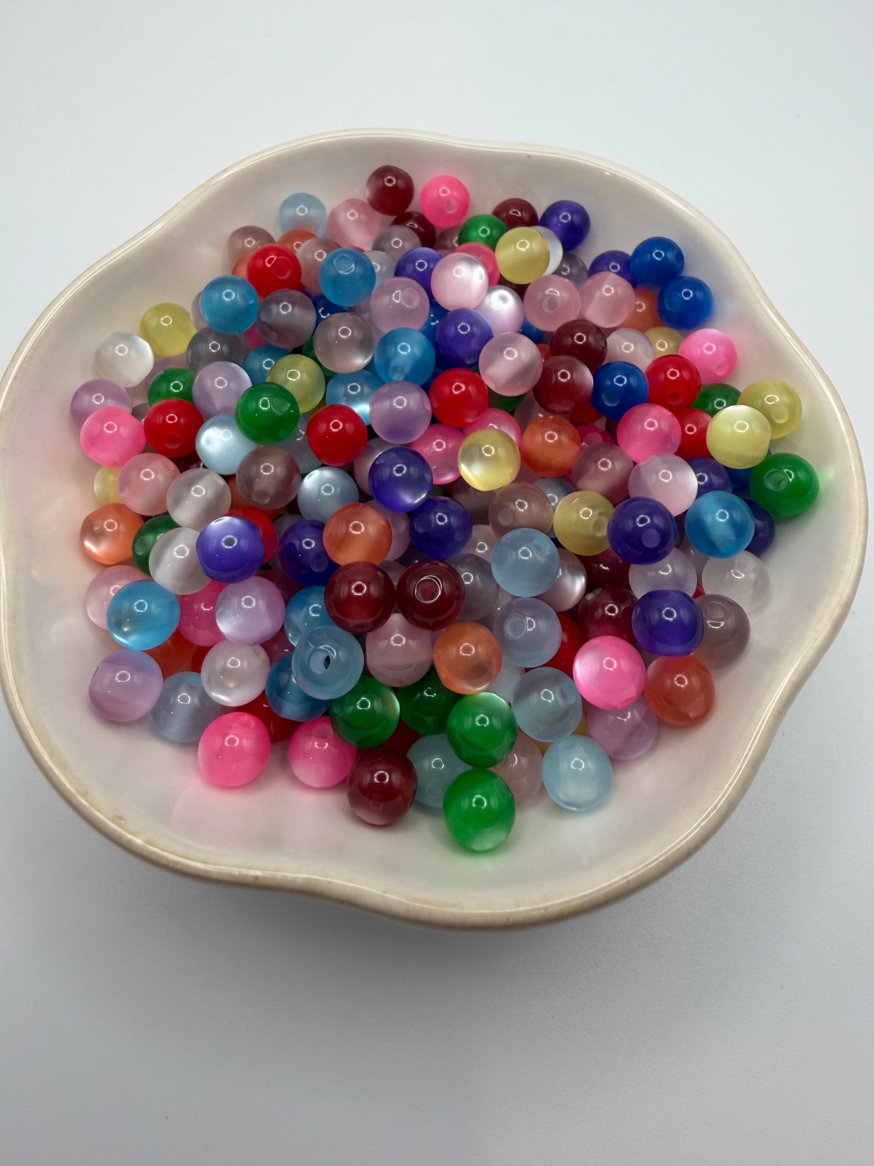 8mm Cateye Beads