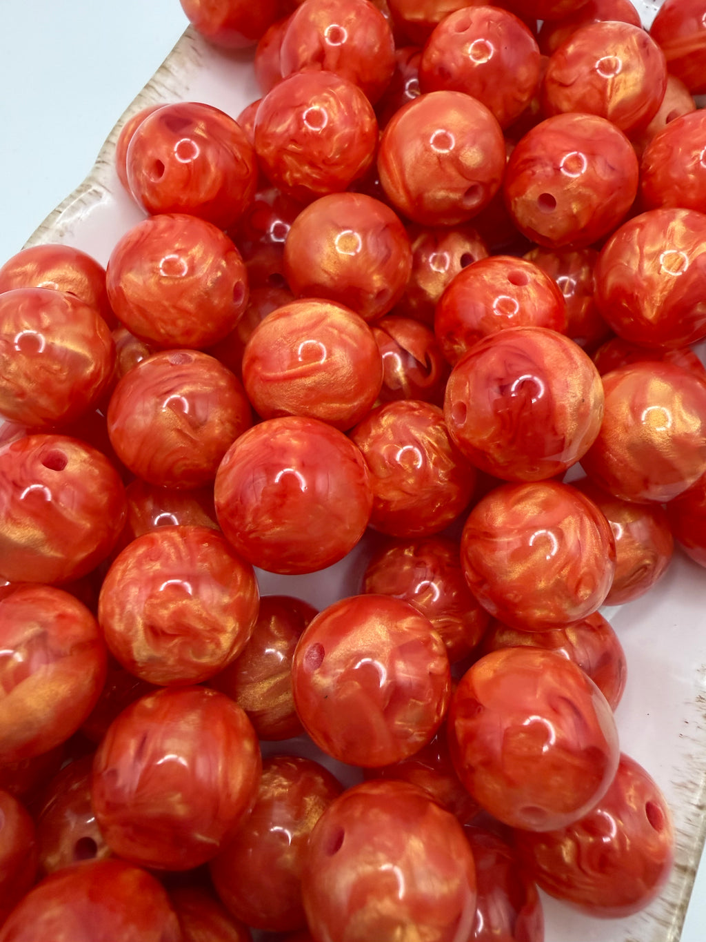 Marble Swirl Beads 16mm
