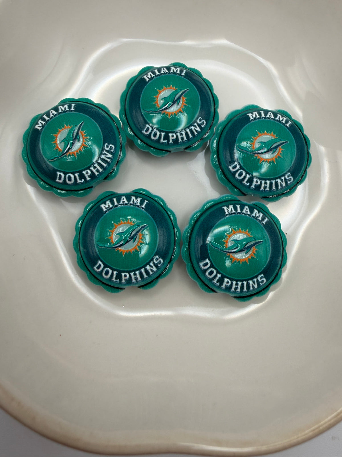 Miami Football Beads