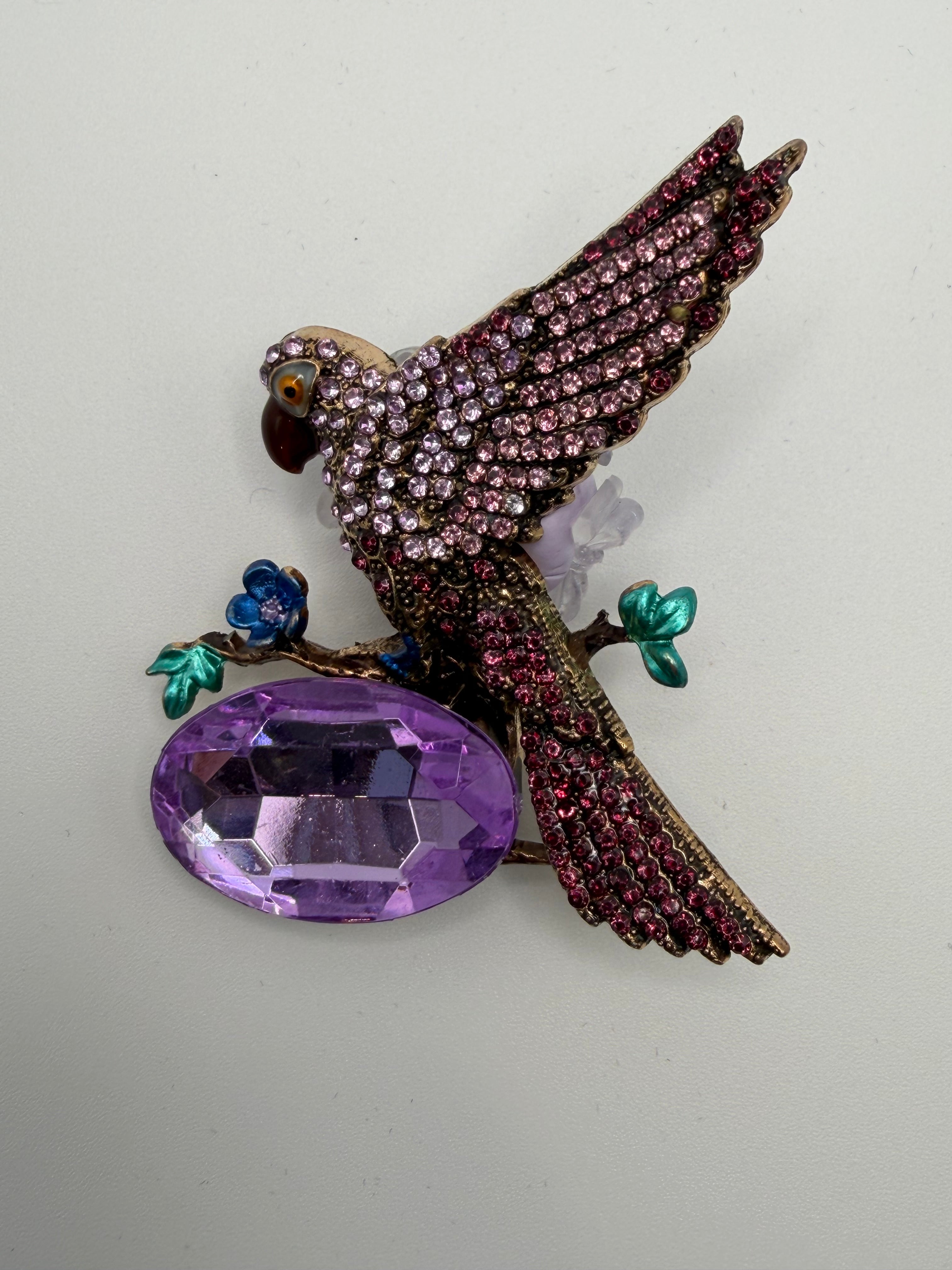 Parrot Alloy Bead