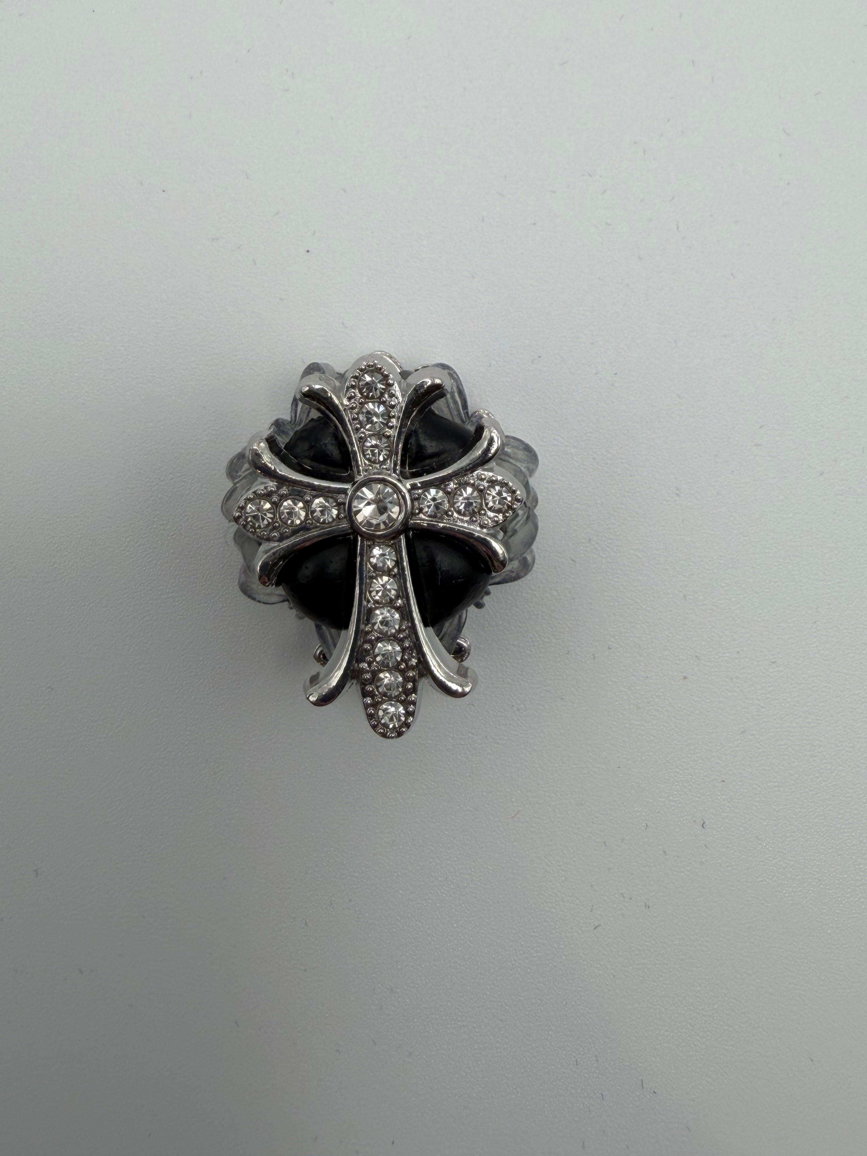 Small Cross Alloy Bead