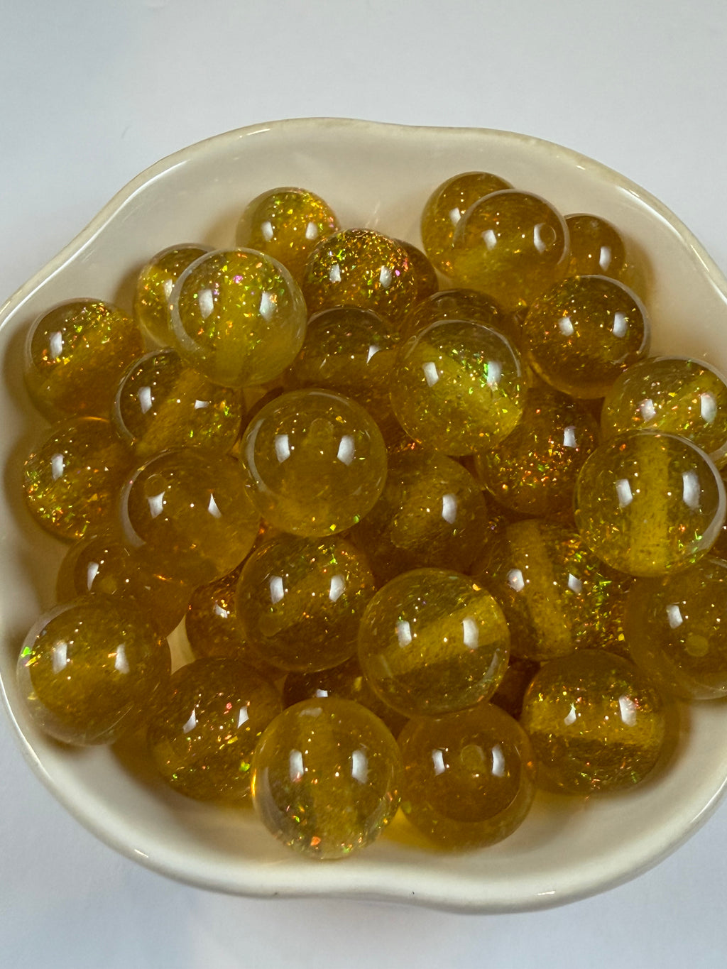 Glitter Resin Beads