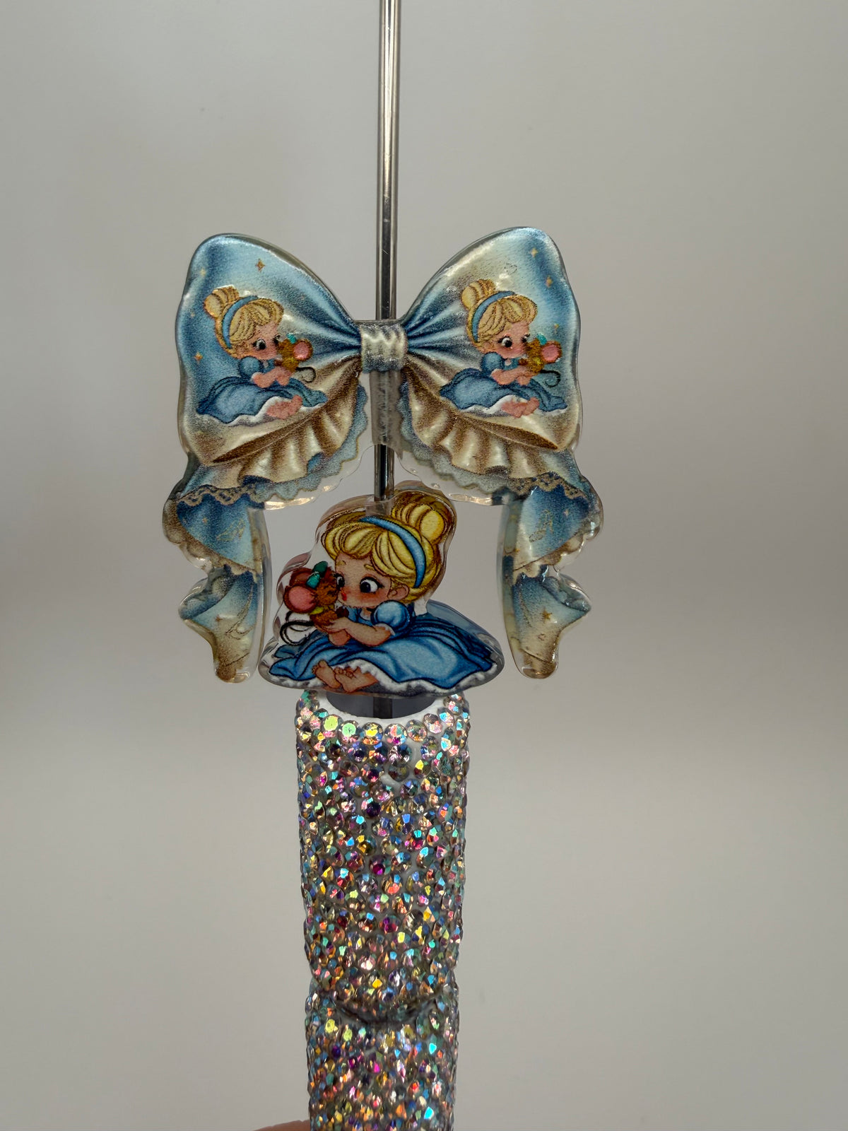 Princess Acrylic Bow and Focal Set
