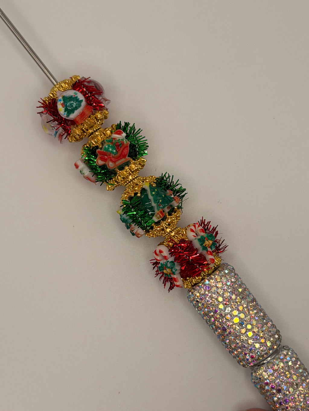 Christmas Tinsel Beads