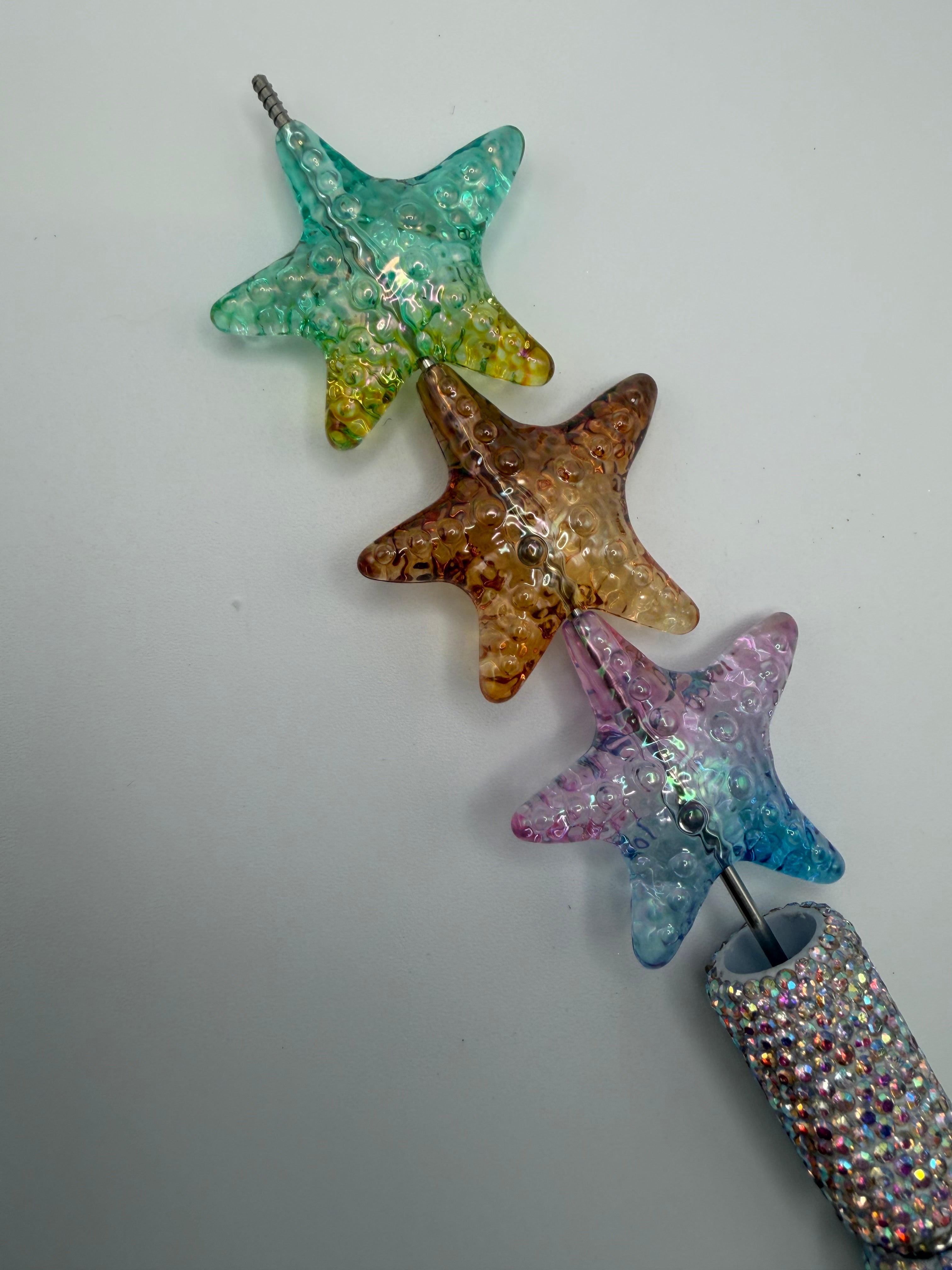 Yellow Starfish Beads
