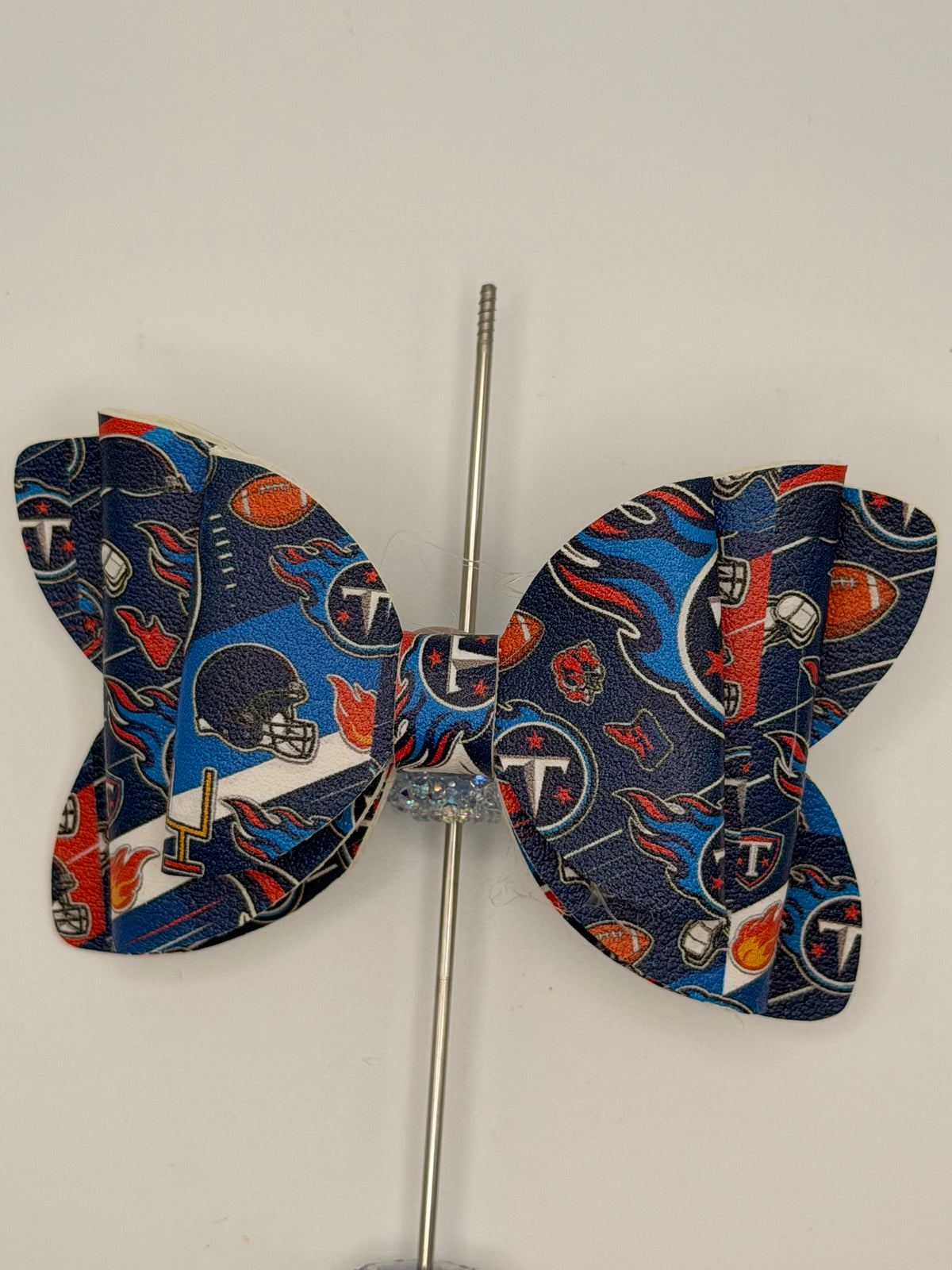 Football Bow Beads