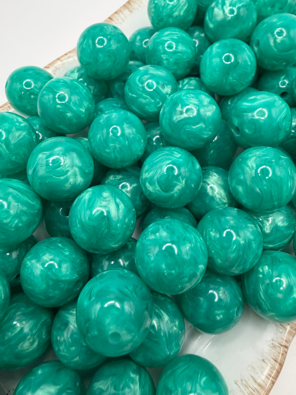 Marble Swirl Beads 16mm