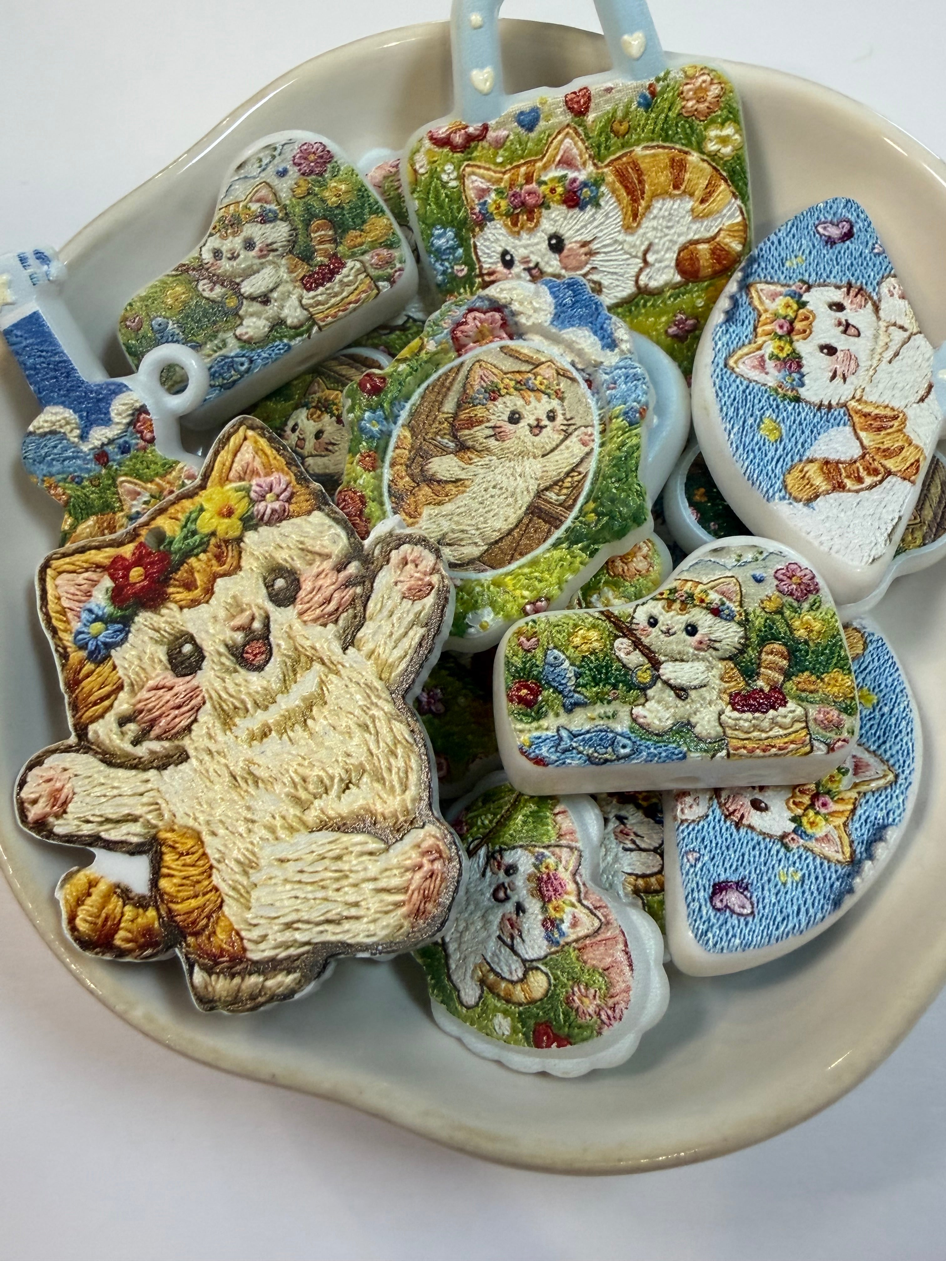 Ginger Cat Beads and Pendants