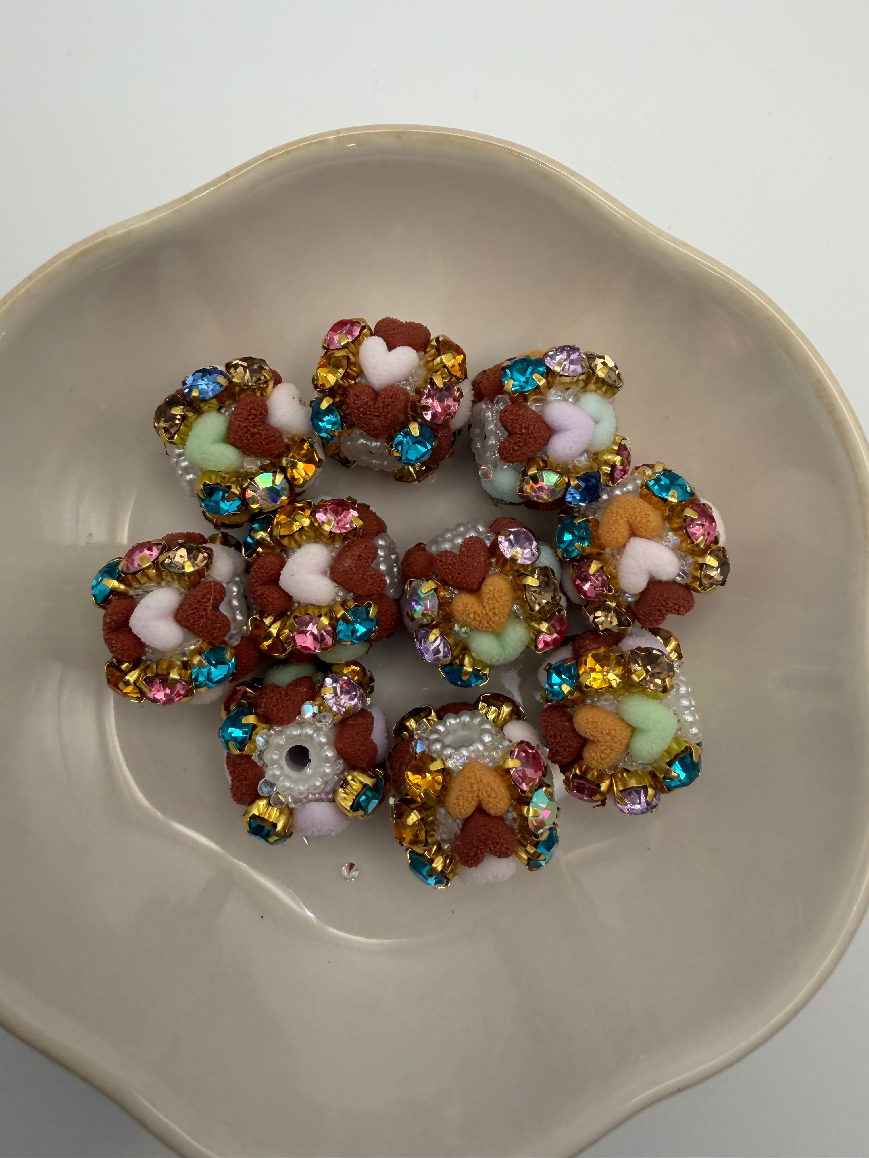 Fancy Heart Beads