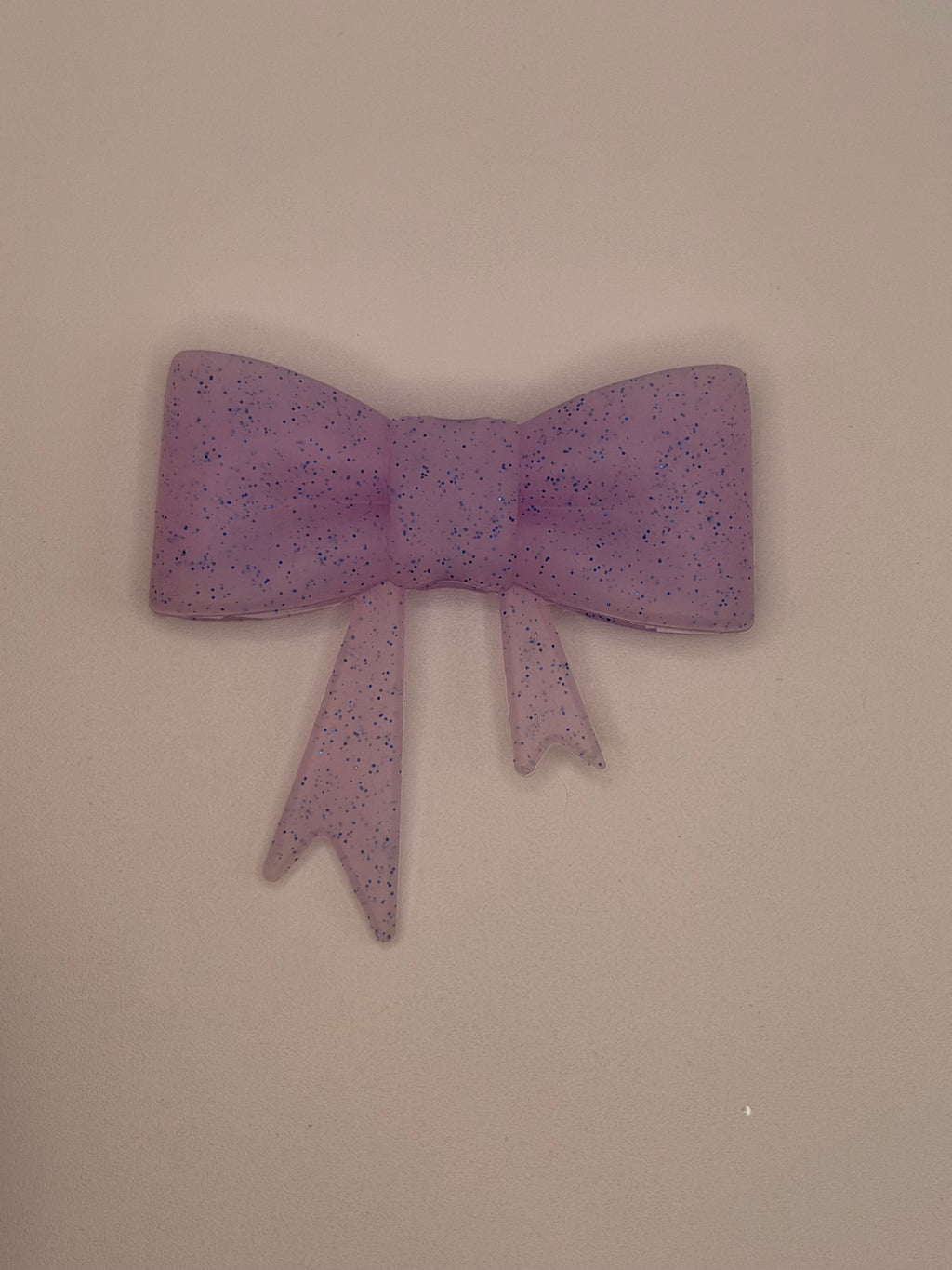 Glitter Silicone Bow