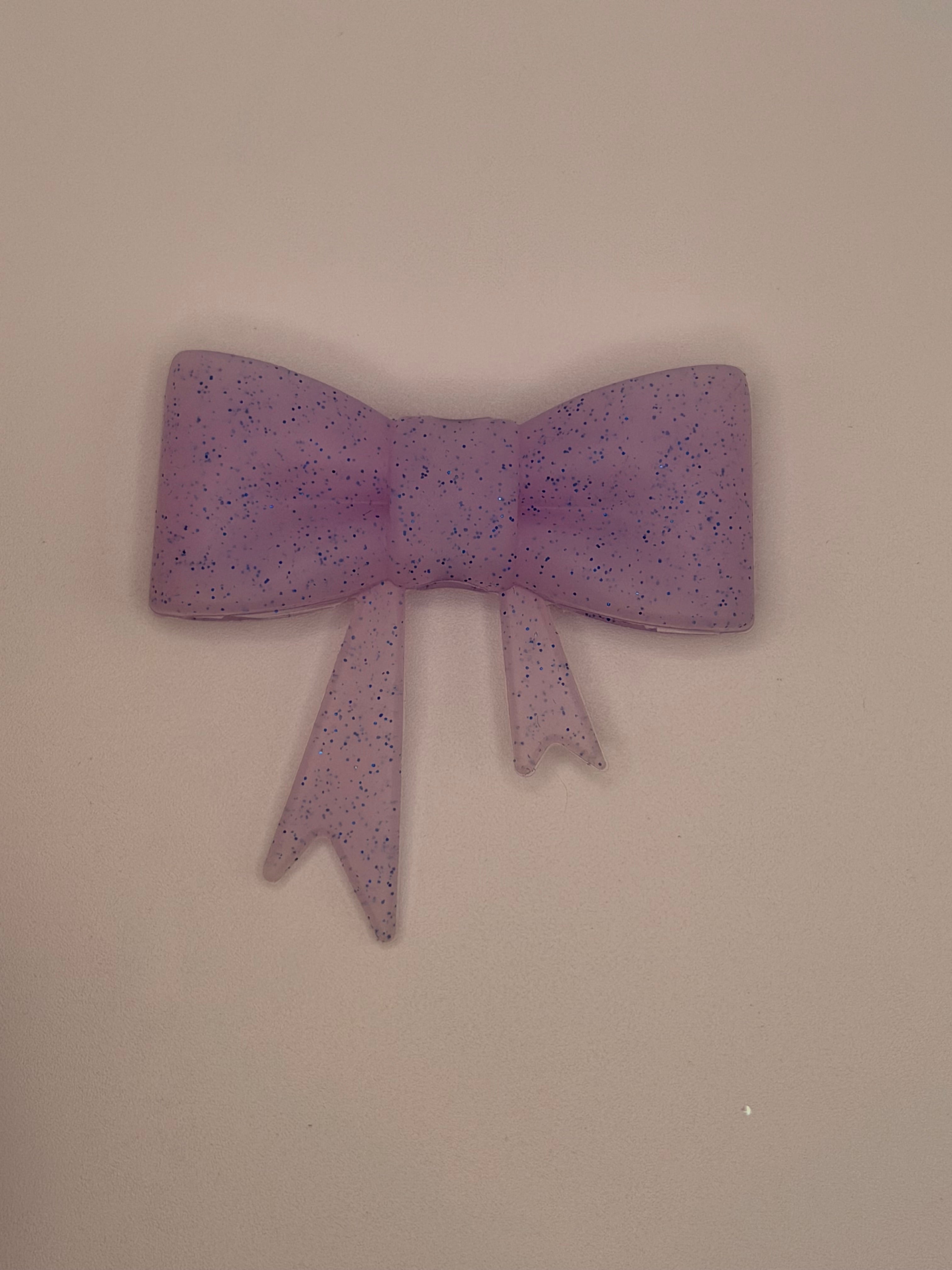 Glitter Silicone Bow