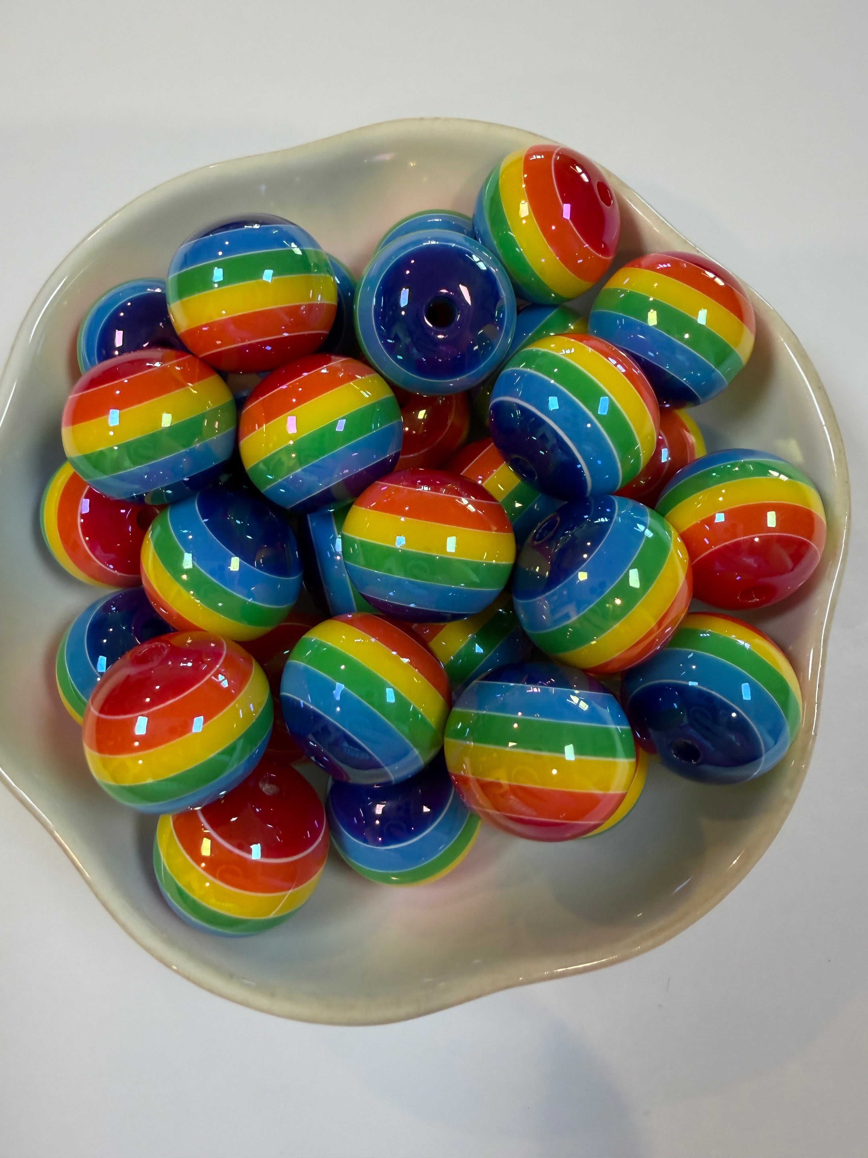 Rainbow 20mm Acrylic