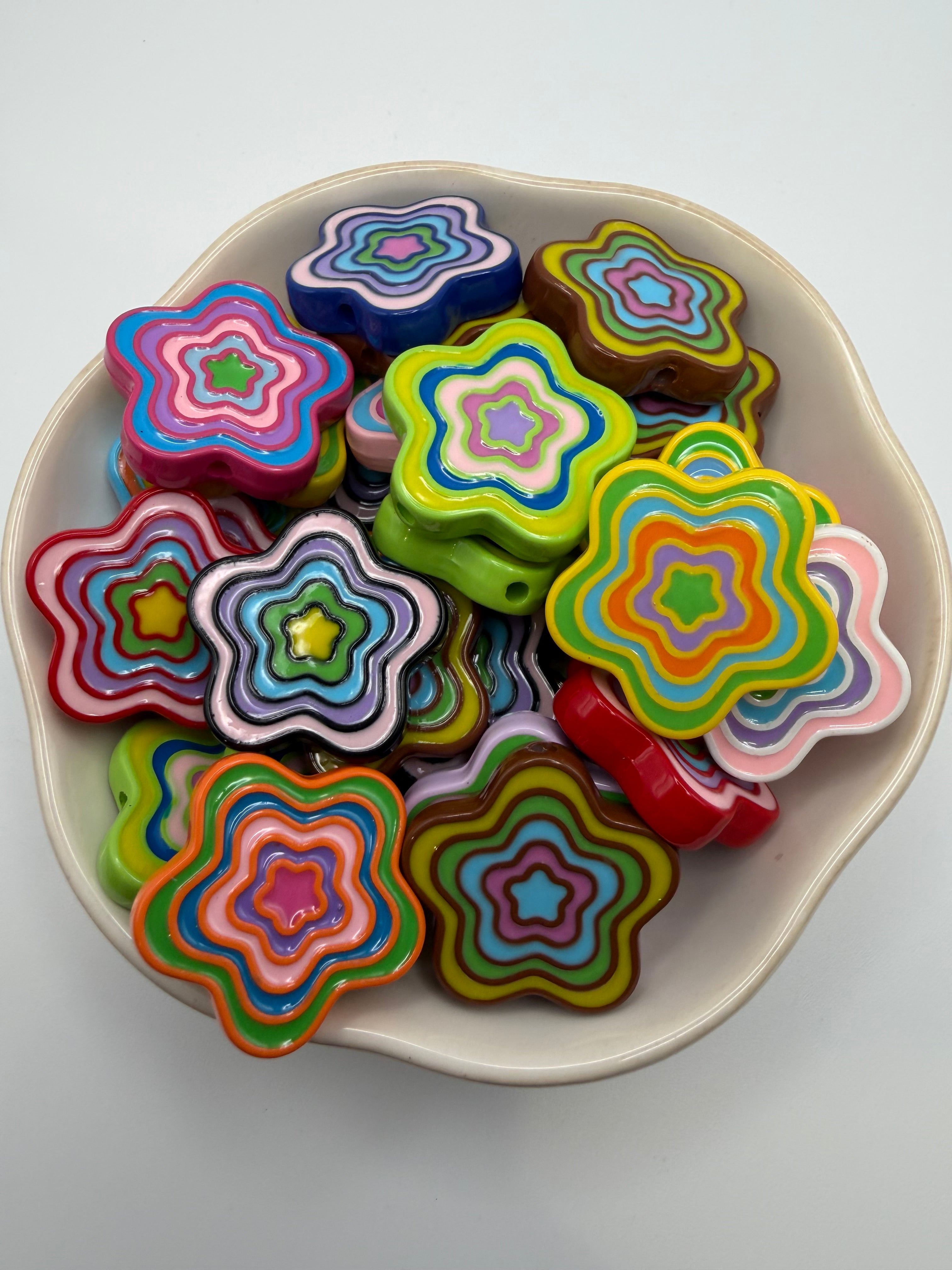 Rainbow Star Beads