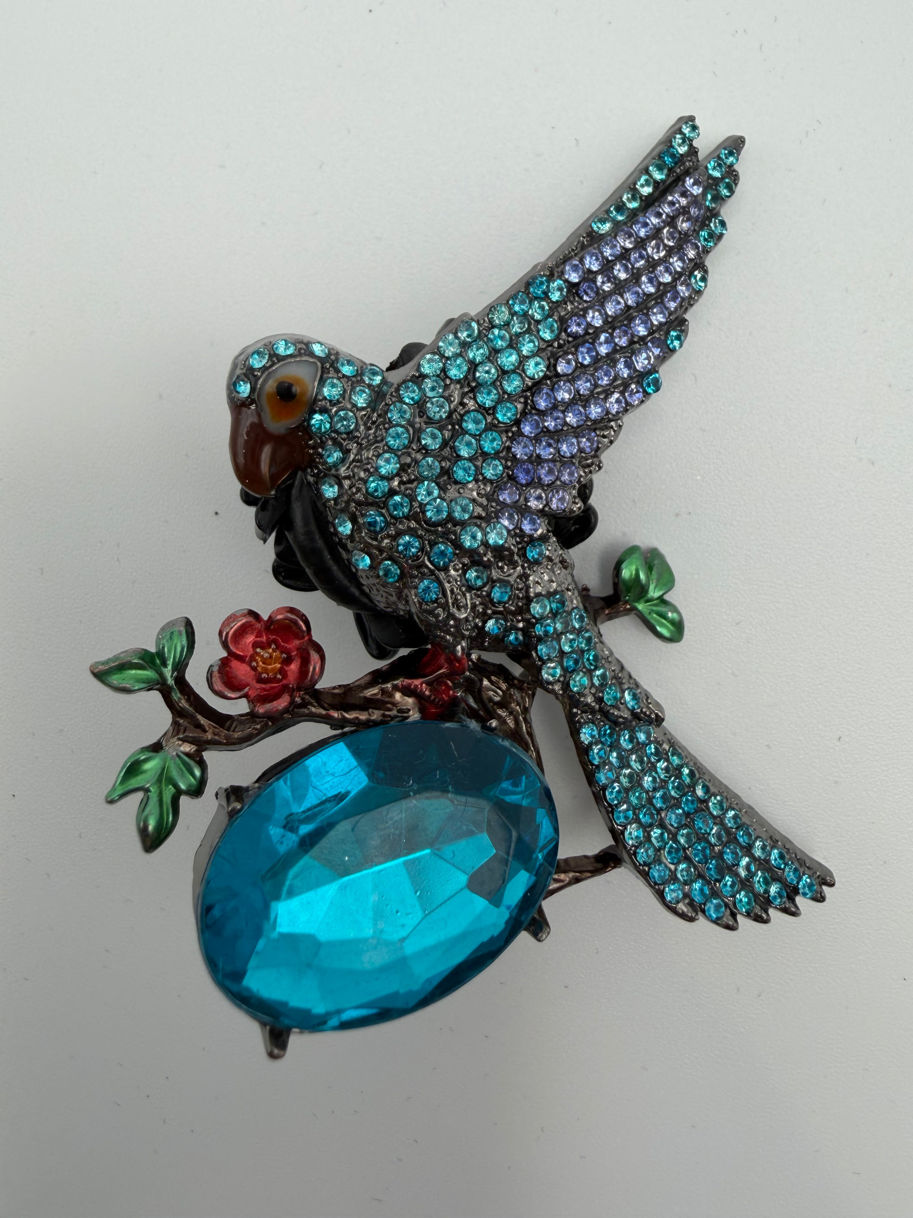 Parrot Alloy Bead