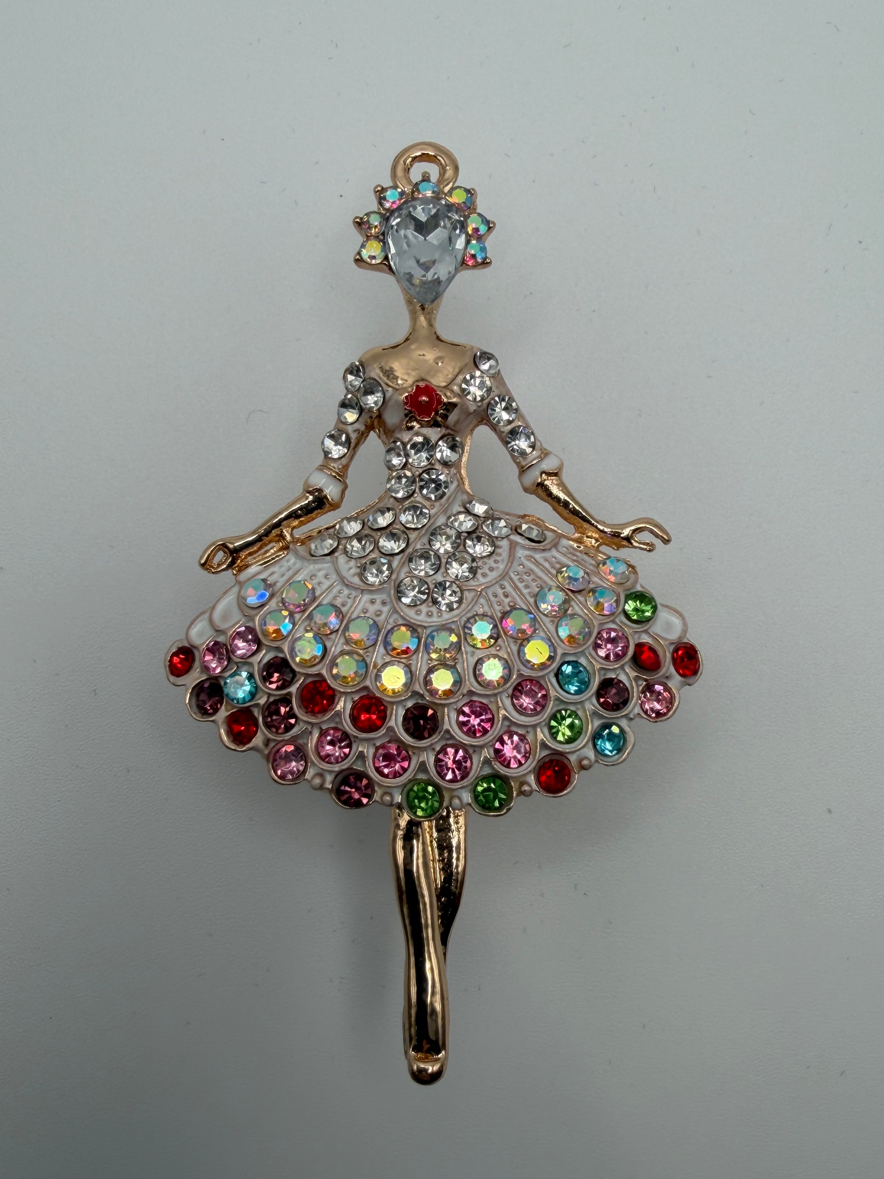 Ballerina Alloy Bead