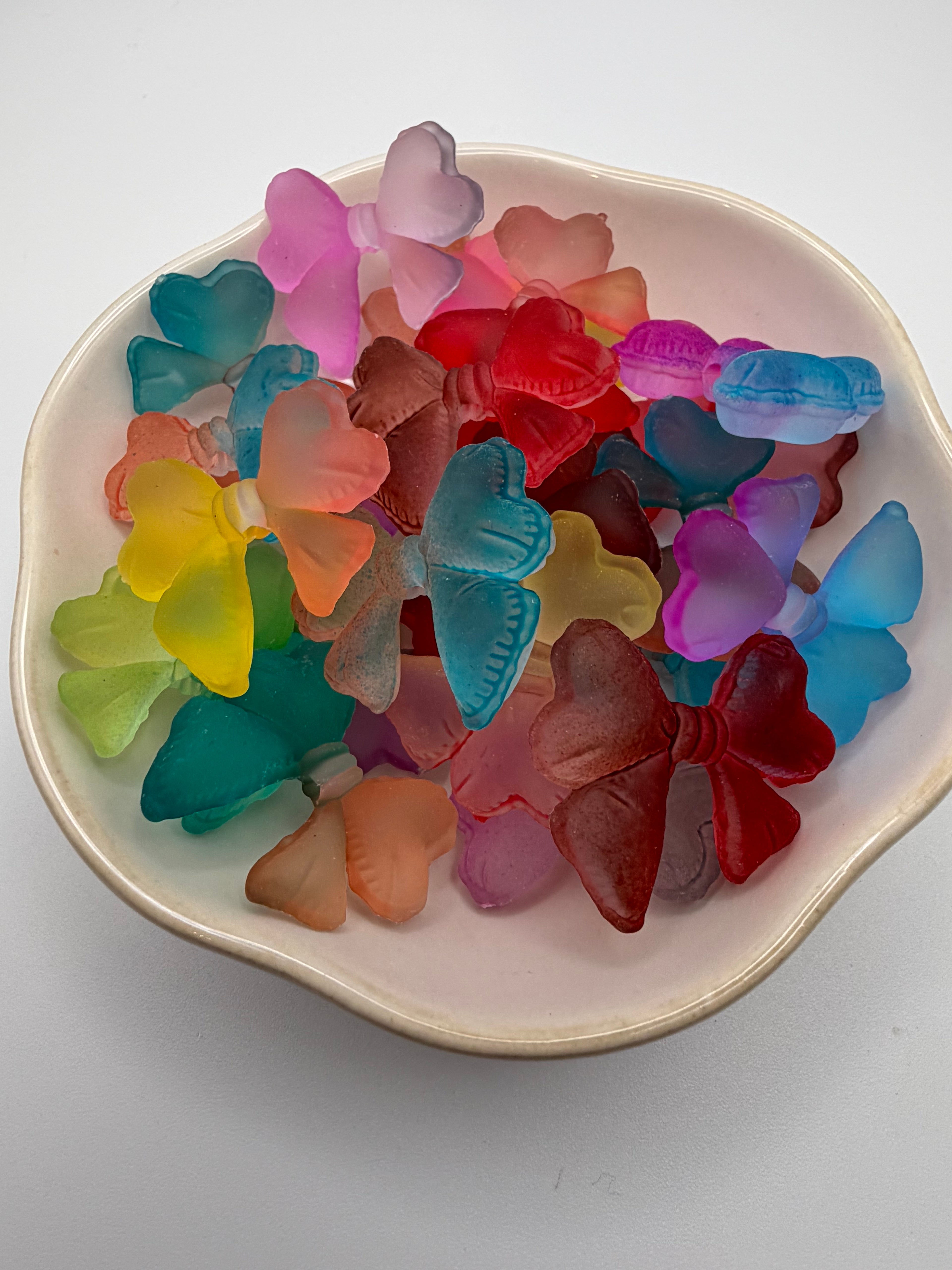 Matte Ombre Bow Beads