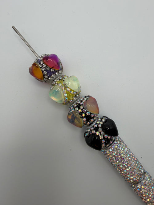 Big Bubble Heart Beads